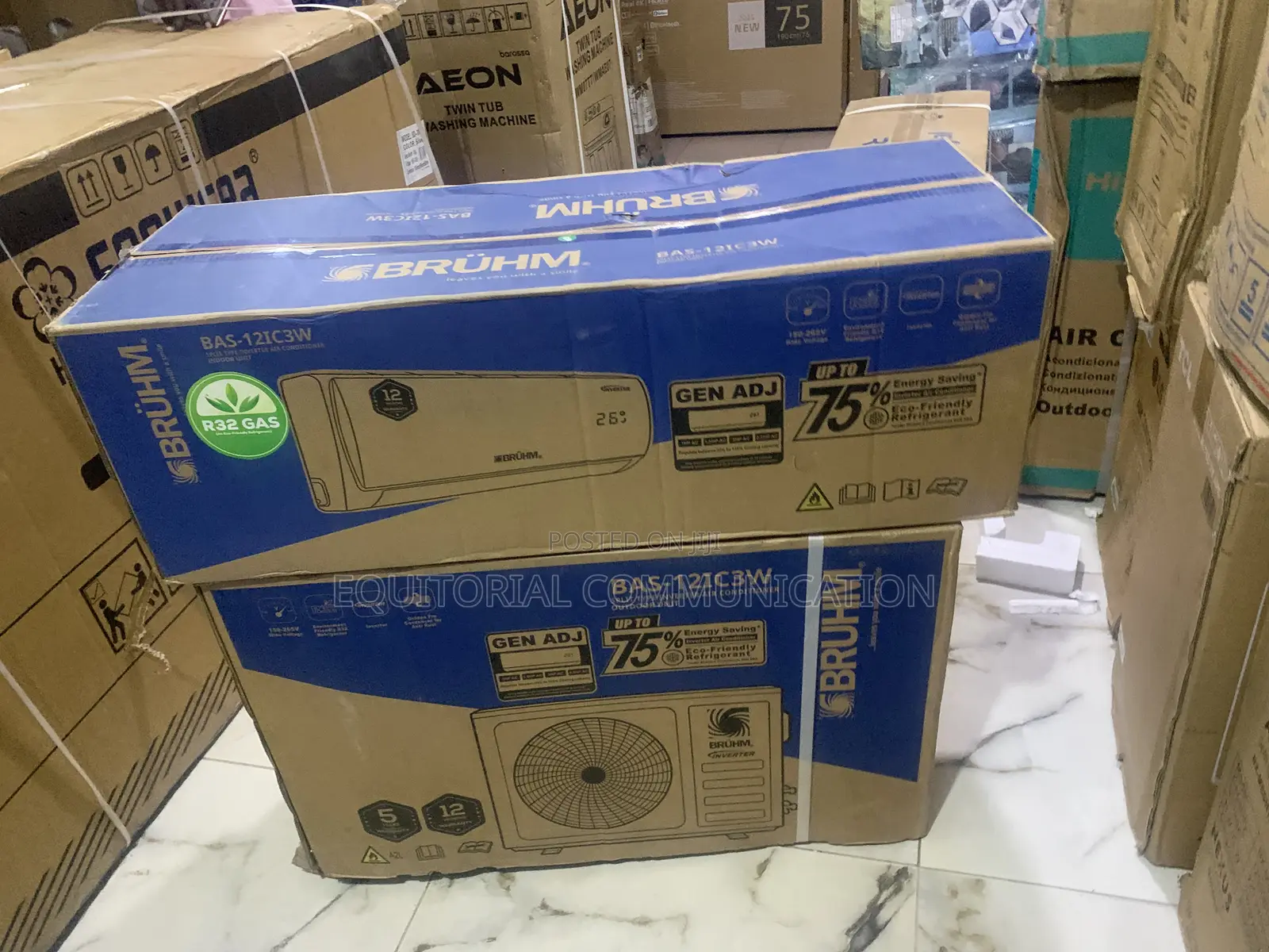 Bruhm Bas-121-C3w Home Cooling Inverter Ac