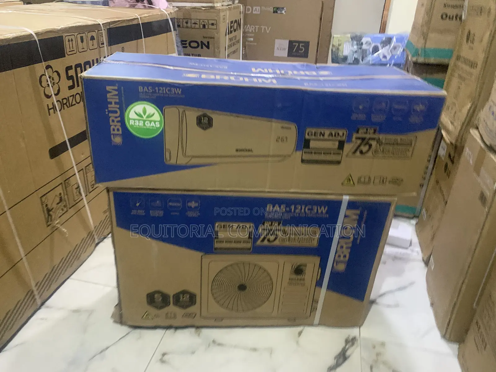 Bruhm Bas-121-C3w Inverter Ac With Dual Drainage