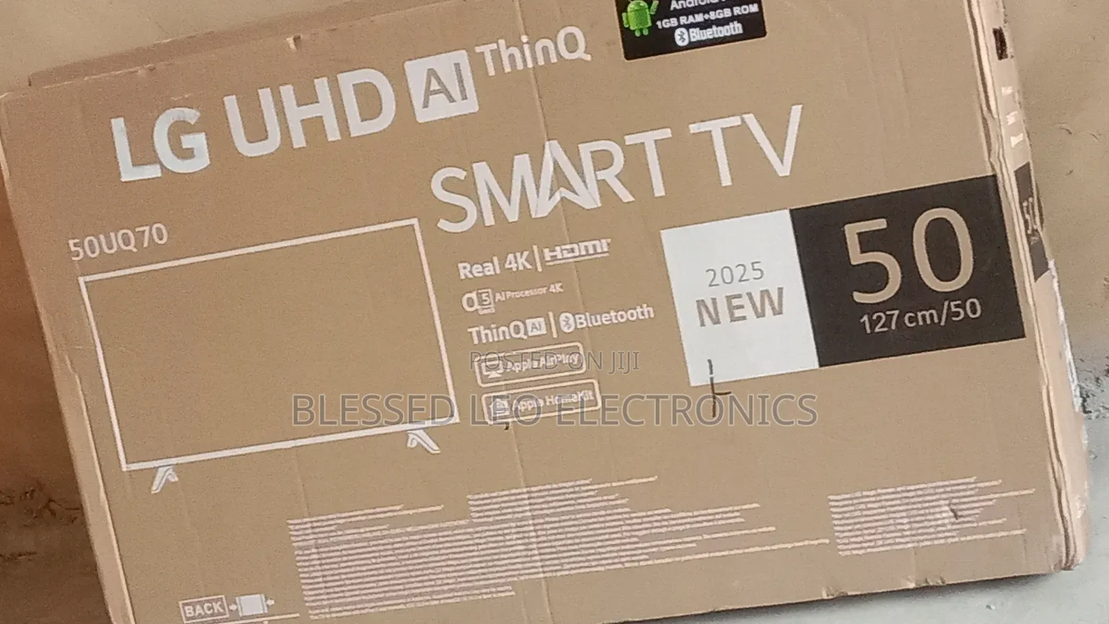 50 Inches Wireless Wifi Android 14 With 8gb Rom Smart Tv