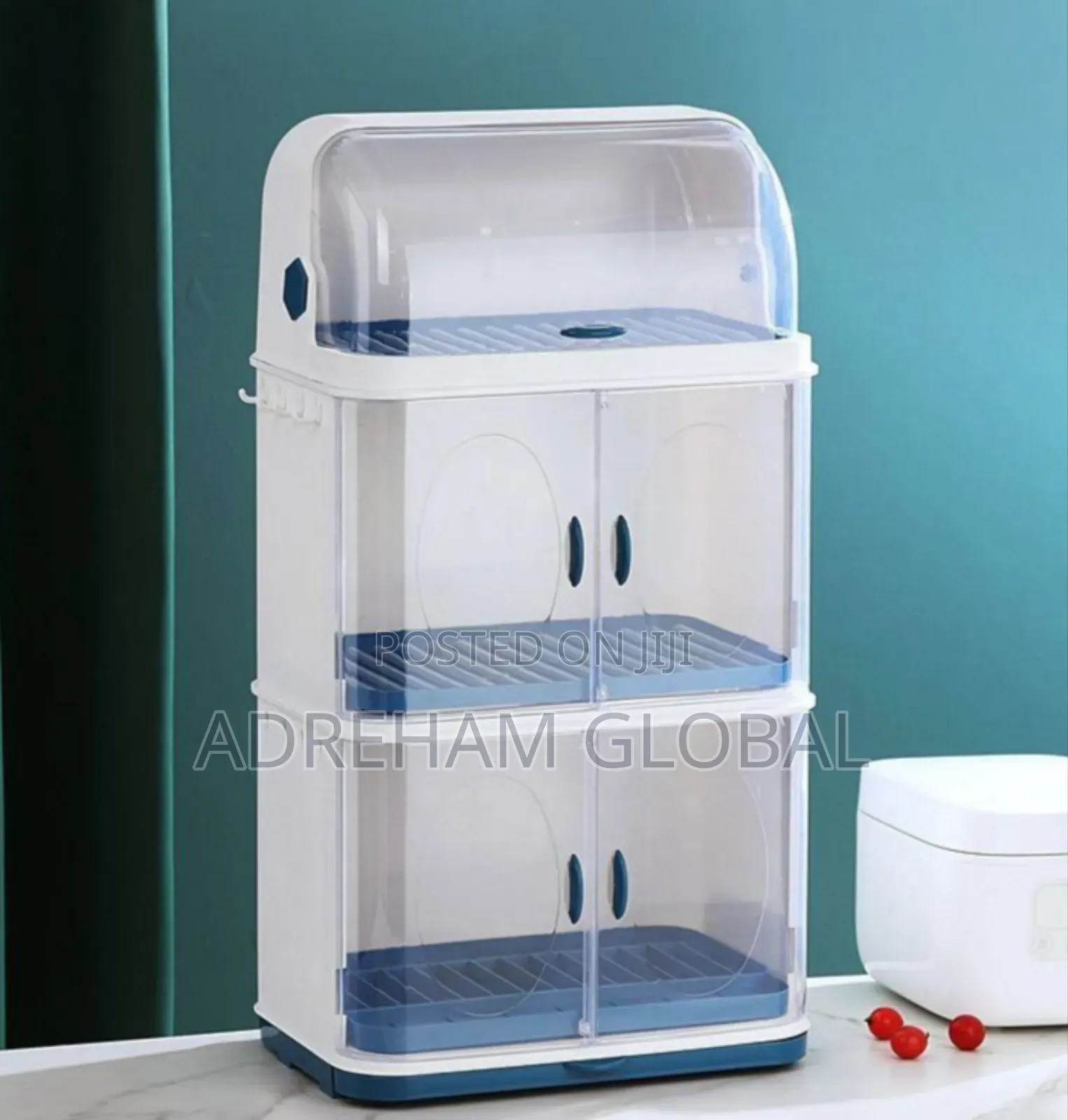 3tier Dish Rack With Cover