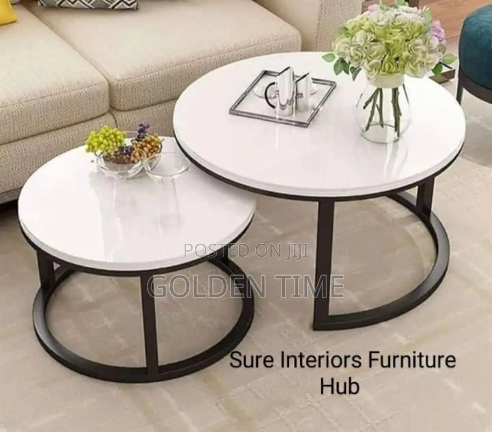 Round Center Table Two in One