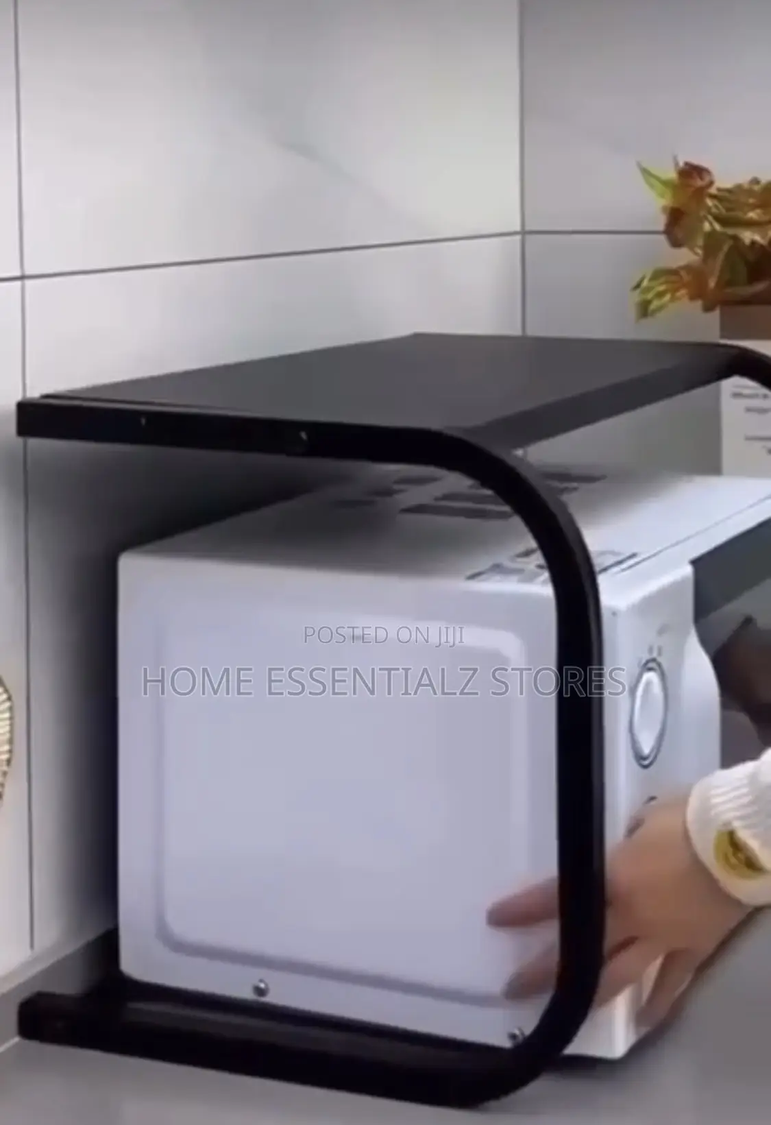 Single Tier Microwave Stand Organizer - Microwave Rack