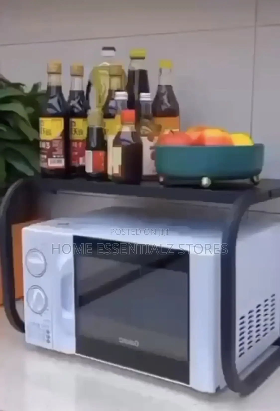 Single Tier Microwave Stand Organizer - Microwave Rack