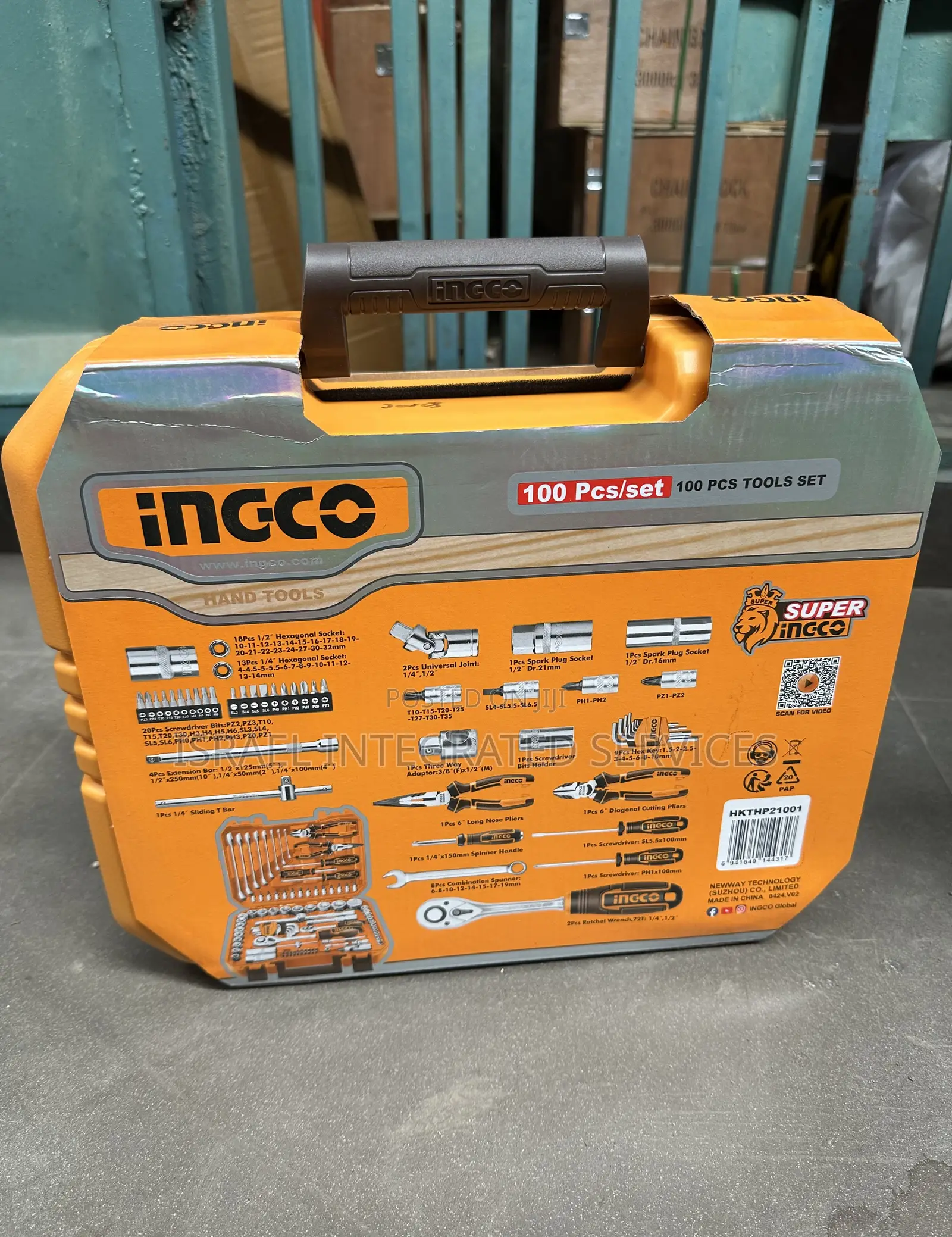 Hand Tools Combination Set Ingco 100 PCS