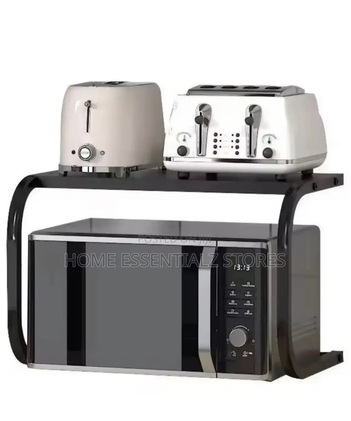 Single Tier Microwave Stand Organizer - Microwave Rack