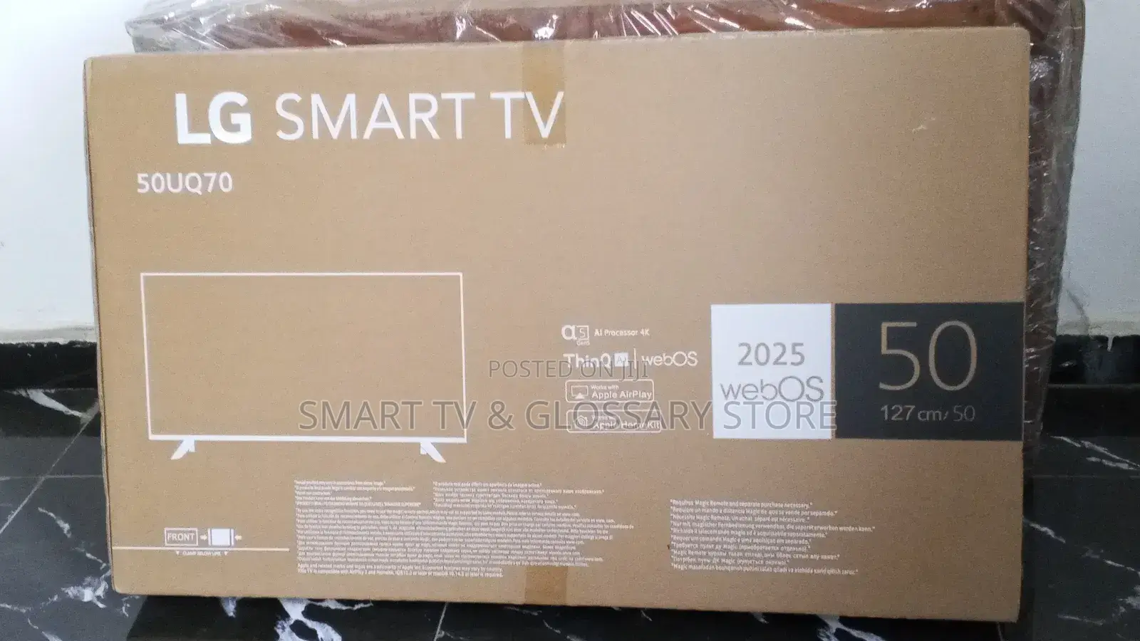50 Inches Lg Smart Tv With Ai Processor 4k Apple Air Play
