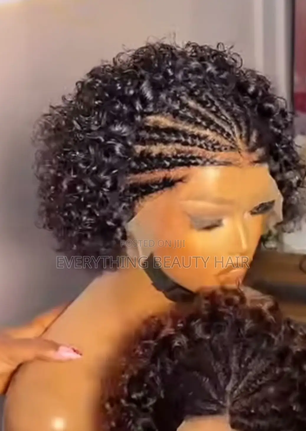 Braided Human Hair Jc Wig