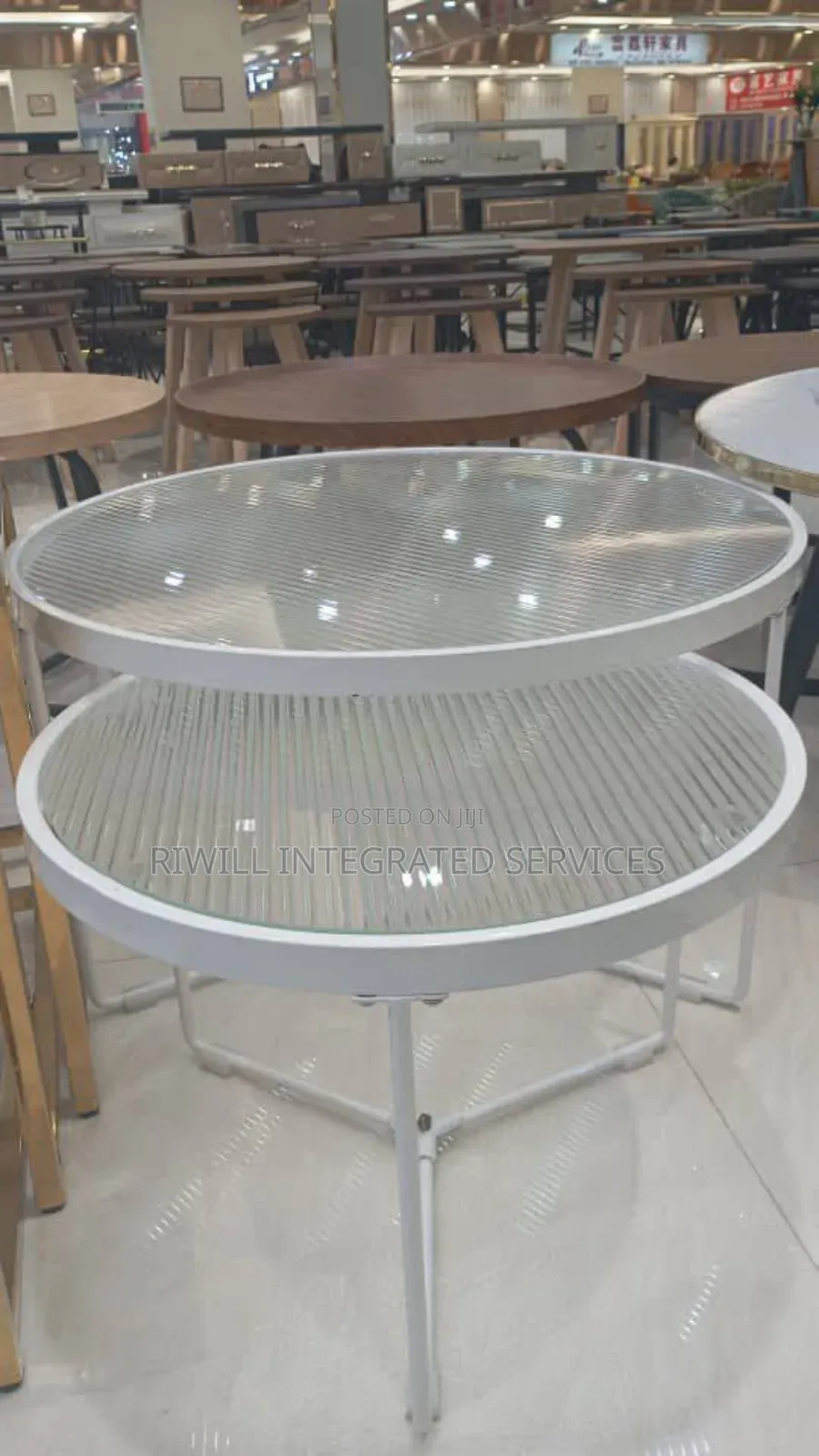 Two in One Glass Table