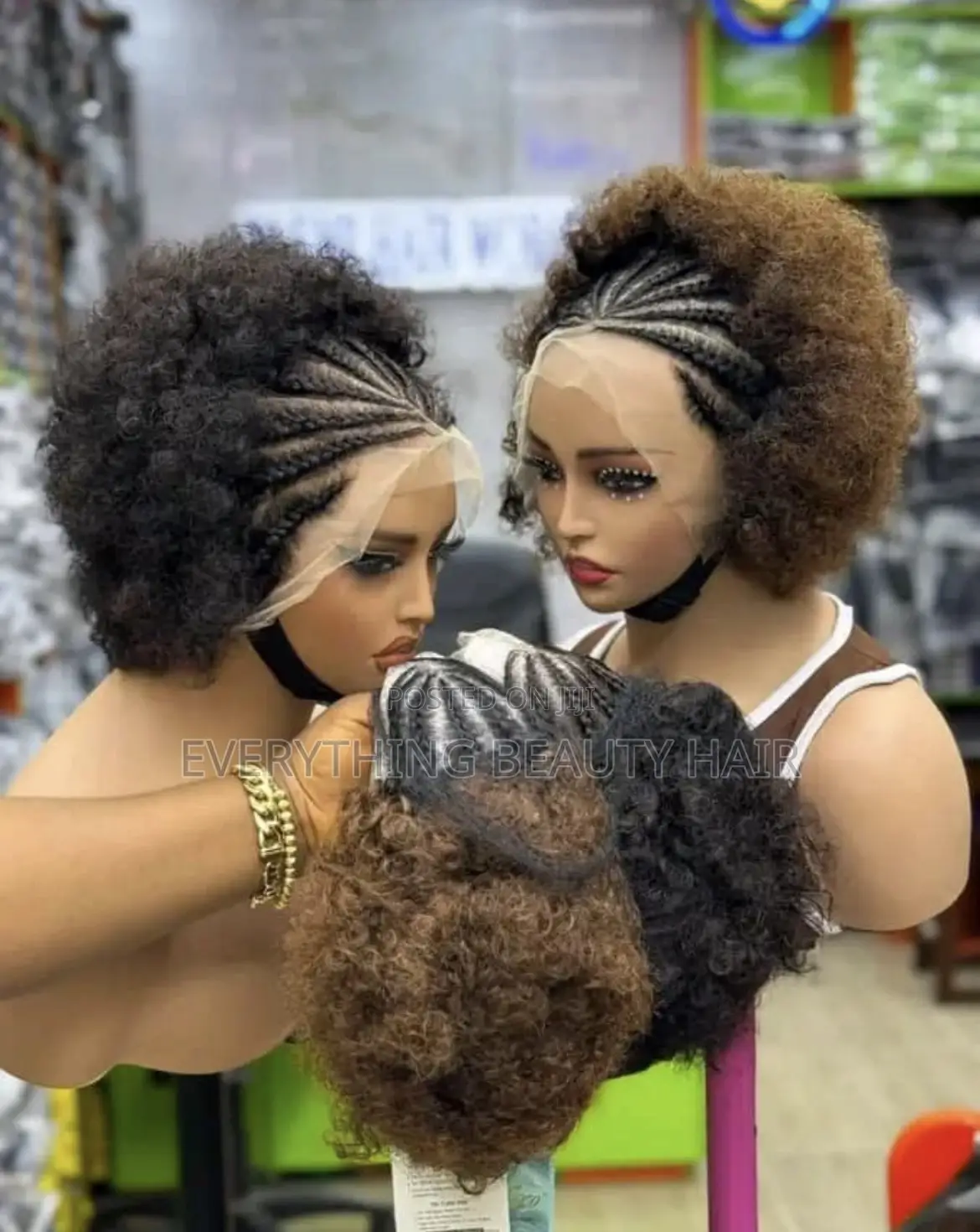 3 Braided Human Hair