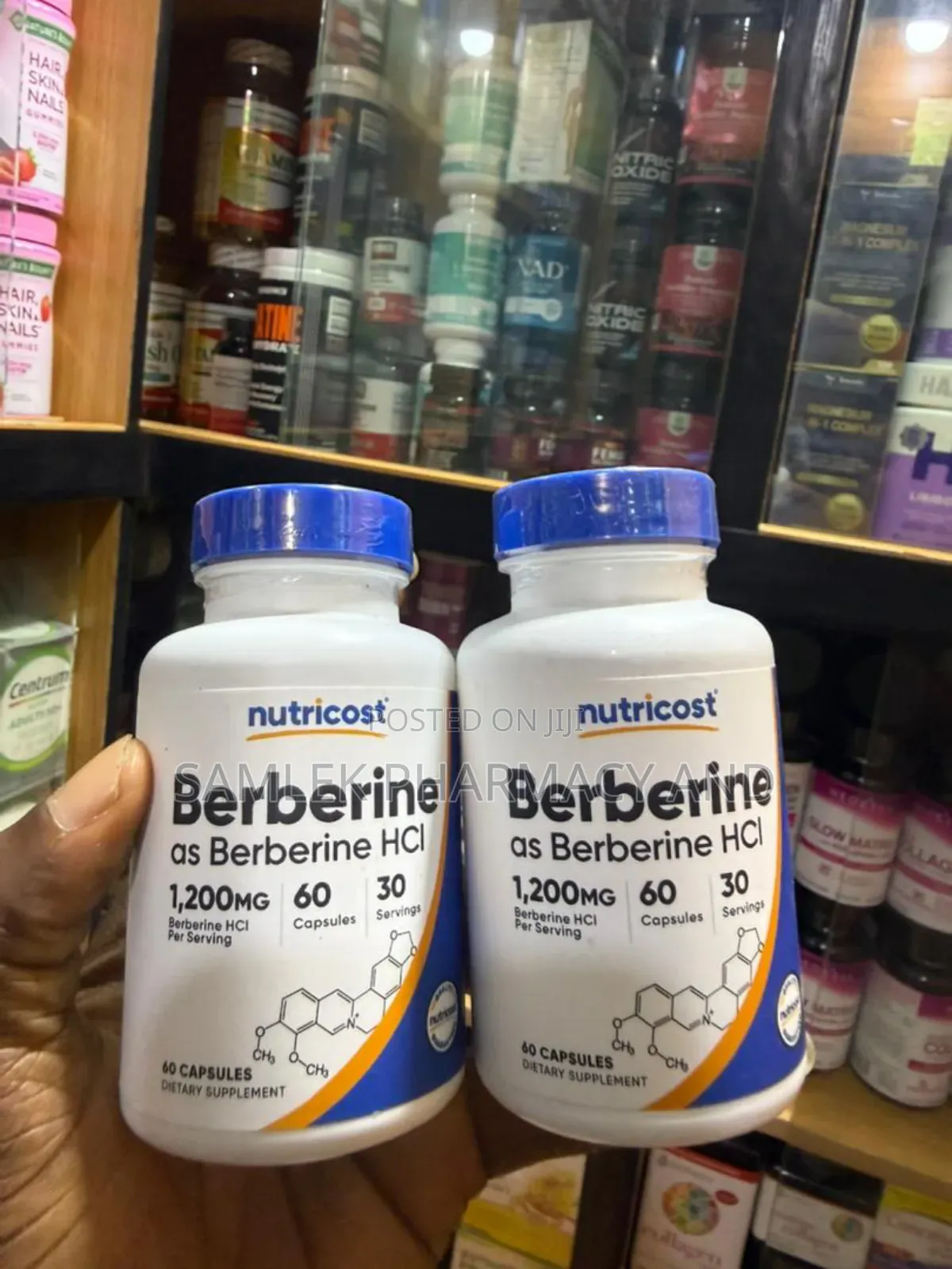 Nutricost Berberine Hcl 1200mg , 60 Vegetarian Capsules