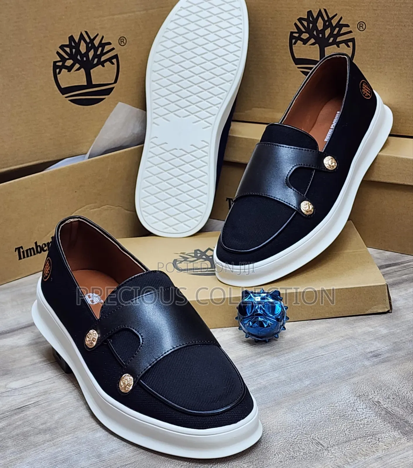Timberland Monk Strap Fabric Loafers