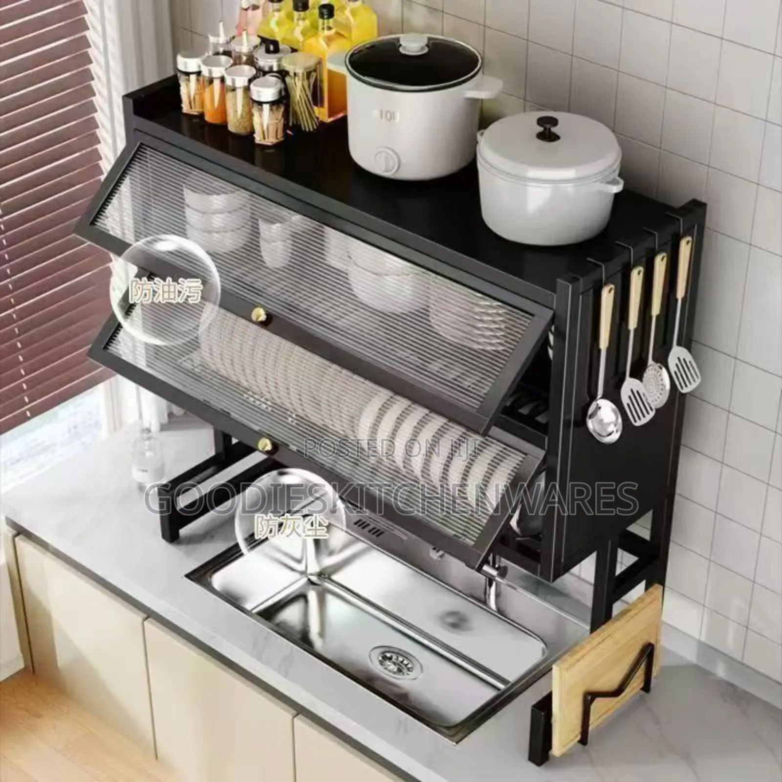 Over the Sink Double Plate Rack
