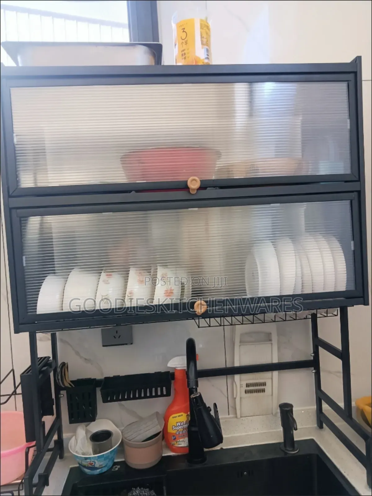 Over the Sink Double Plate Rack