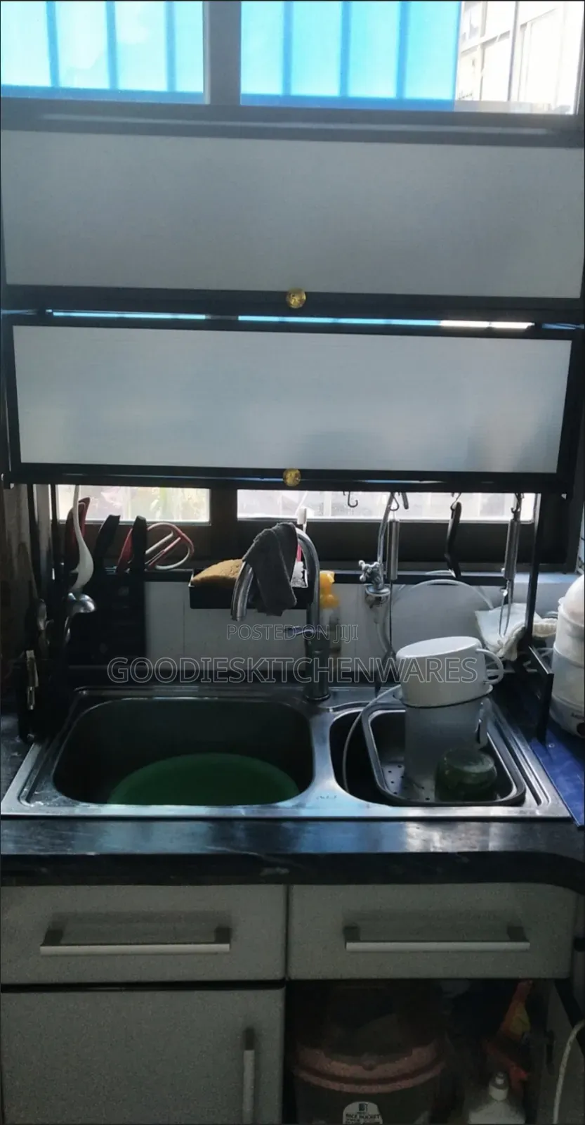 Over the Sink Double Plate Rack
