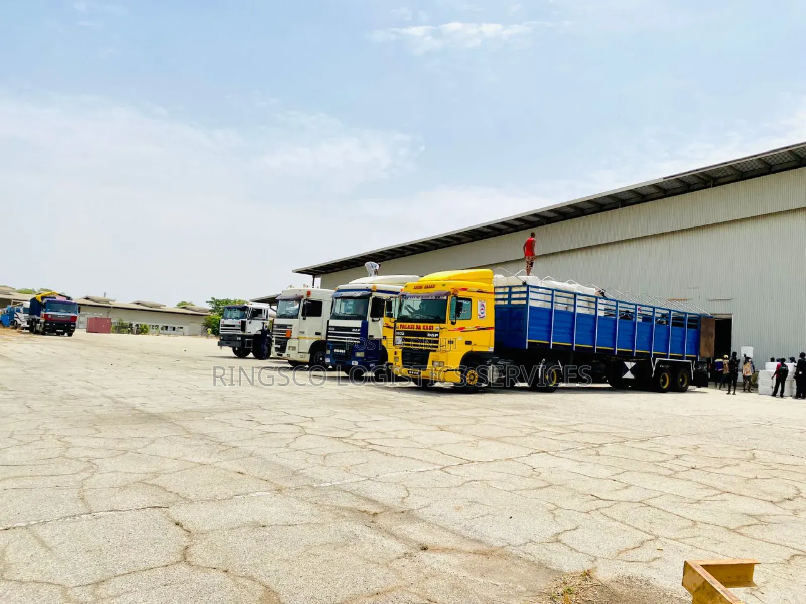 Full and Half Sided Trucks Rentals Services in Lagos State.