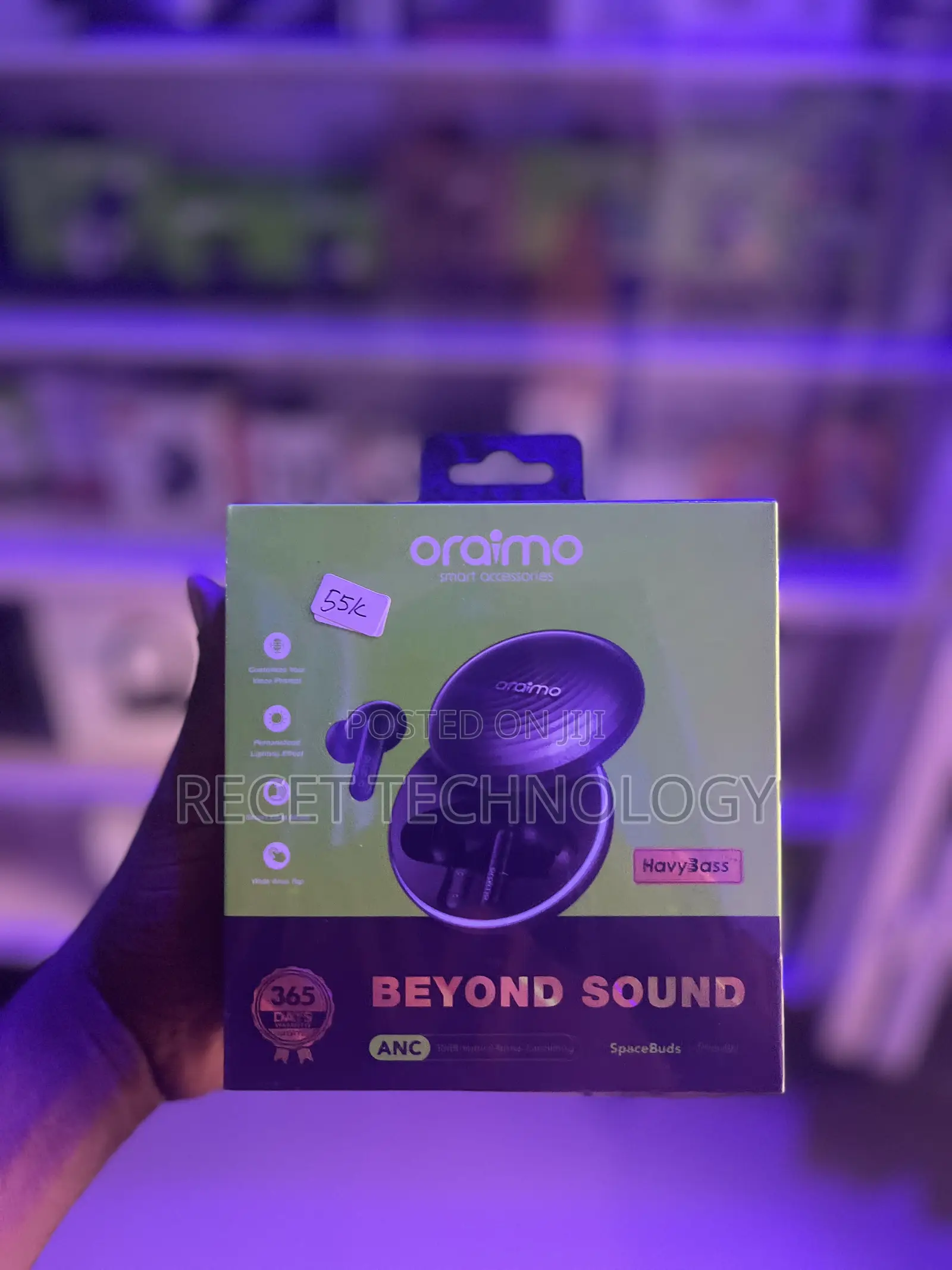 Oraimo Spacebuds Hybrid Anc True Wireless Earbuds