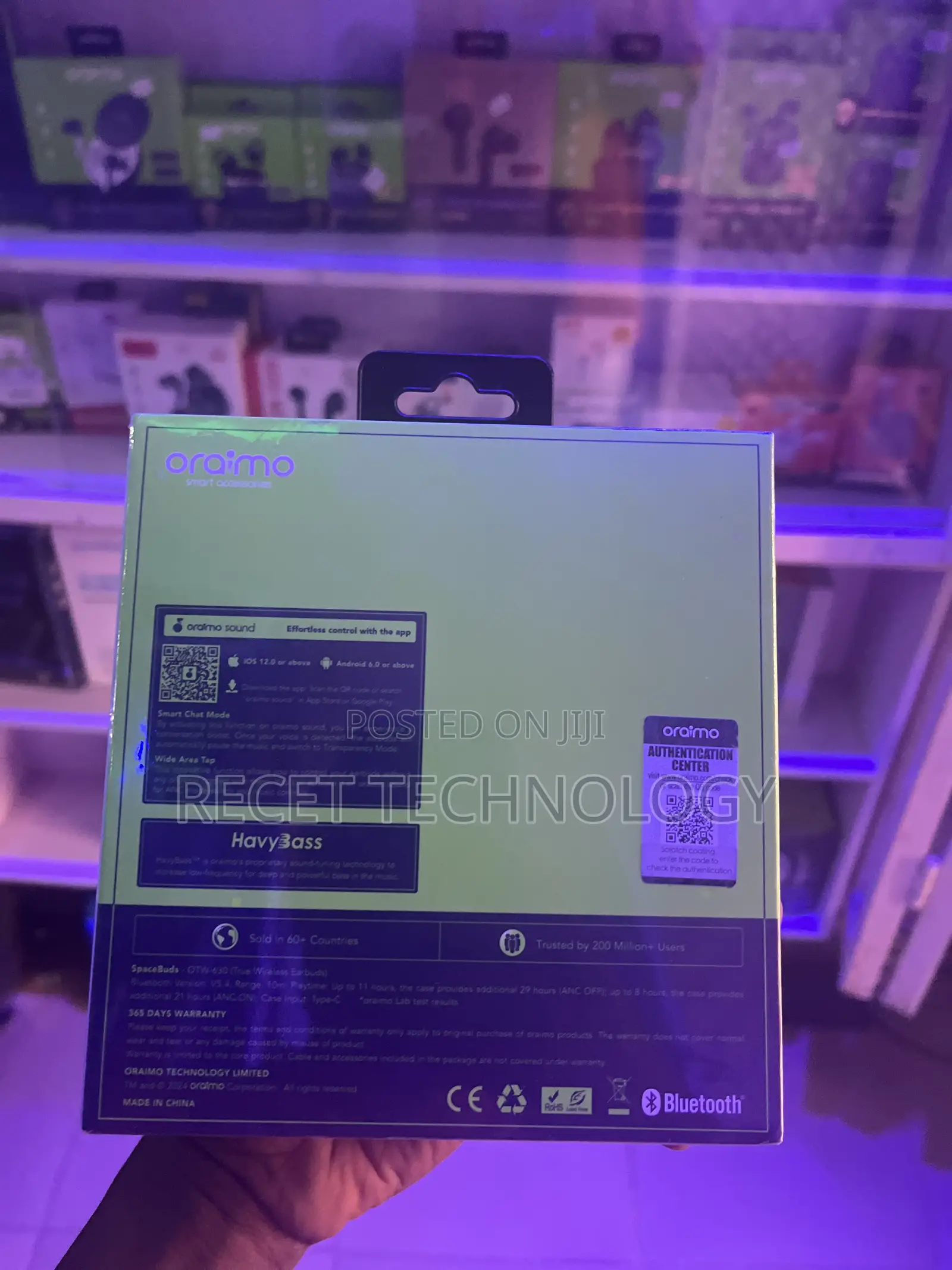 Oraimo Spacebuds Hybrid Anc True Wireless Earbuds