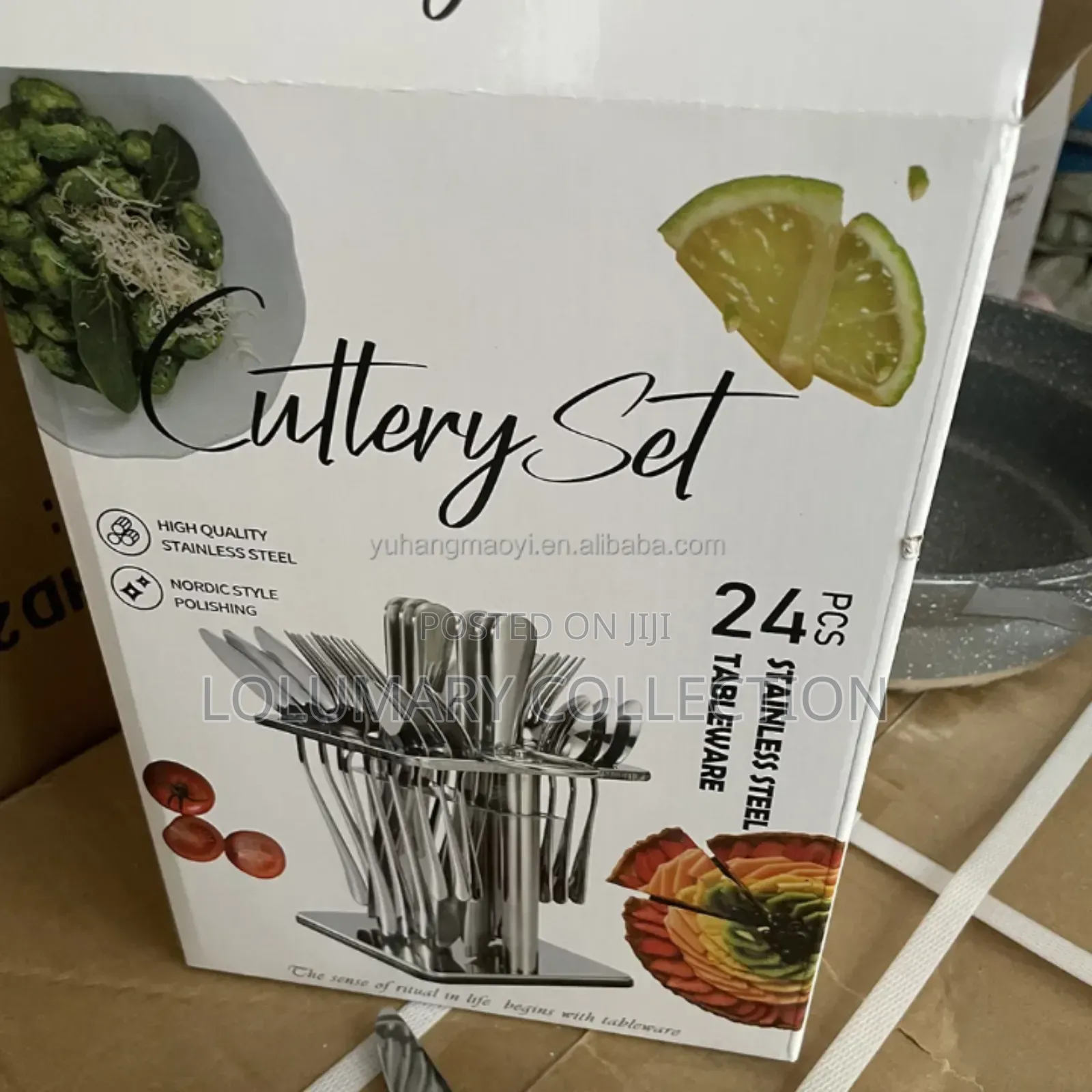 24pcs High Quality Stainless Steel Cutlery Set