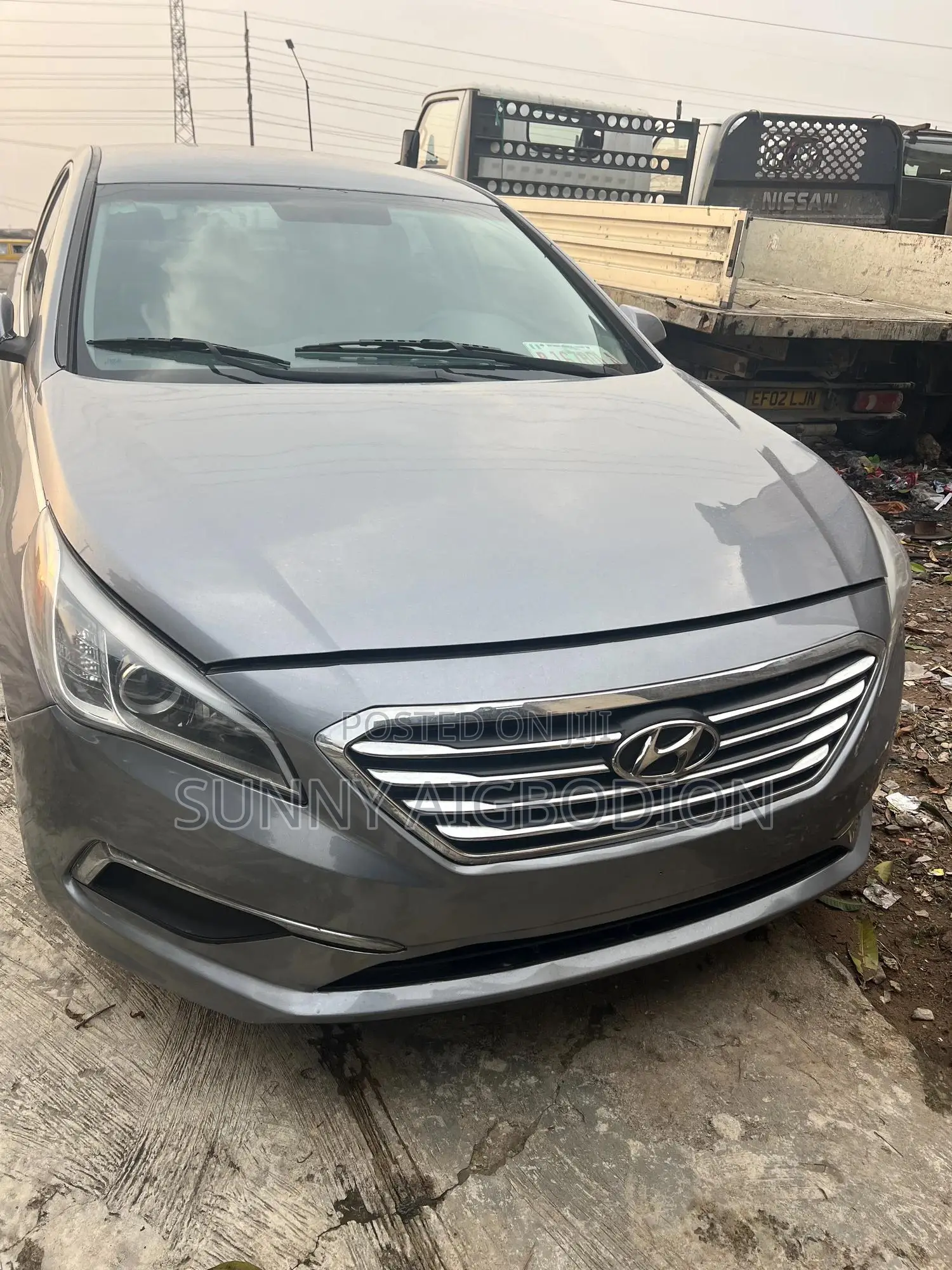 Hyundai Sonata Limited 2.0T 4dr Sedan (2.0L 4cyl Turbo 6A) 2015 Gray