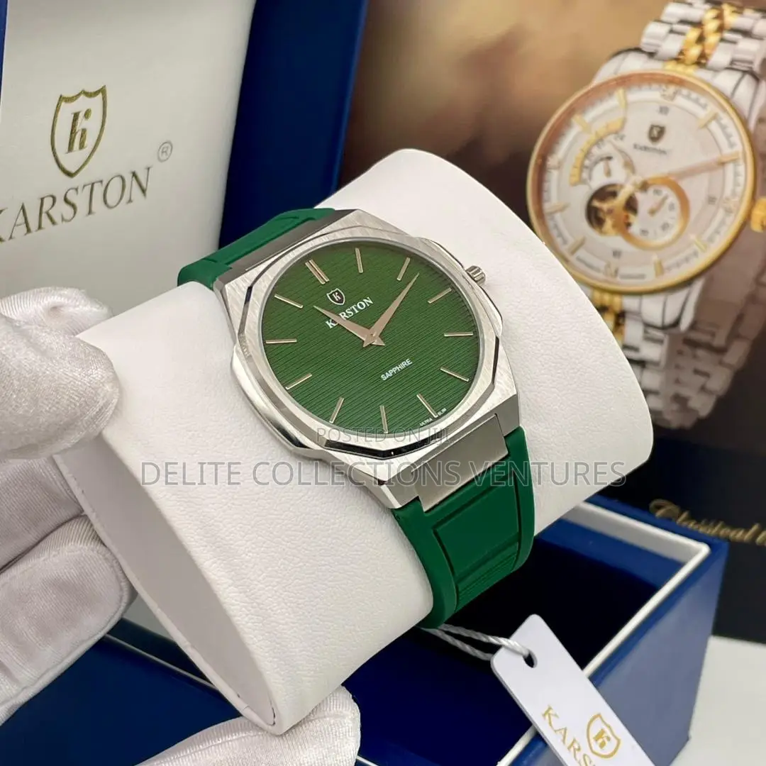 Karton Chain Watch and Rubber Watch