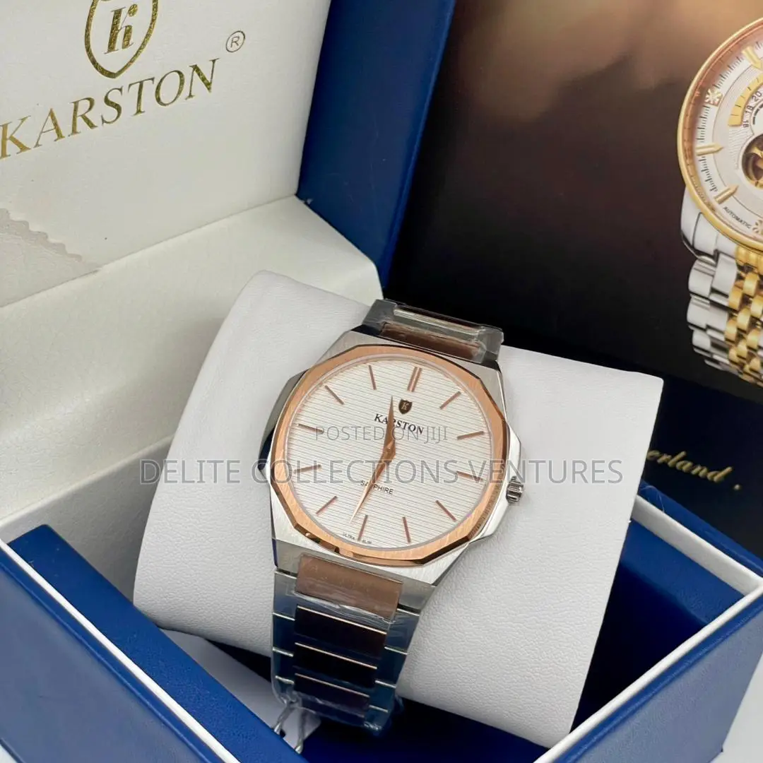 Karton Chain Watch and Rubber Watch