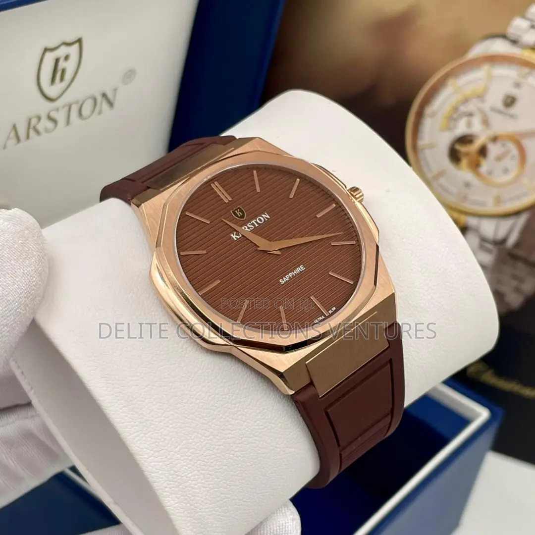 Karton Chain Watch and Rubber Watch