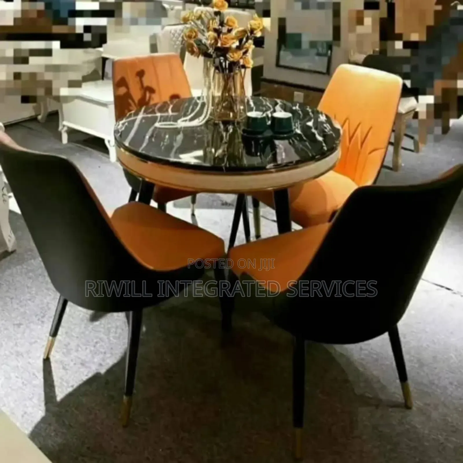 Kitchen Marble Dining Table