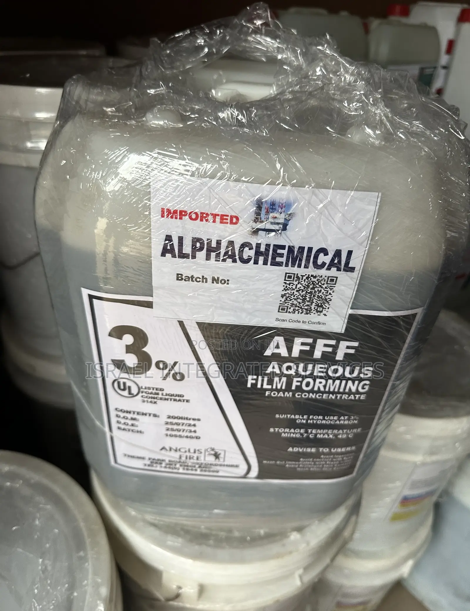 Aqueous Film Forming Foam Concentrate (Afff)