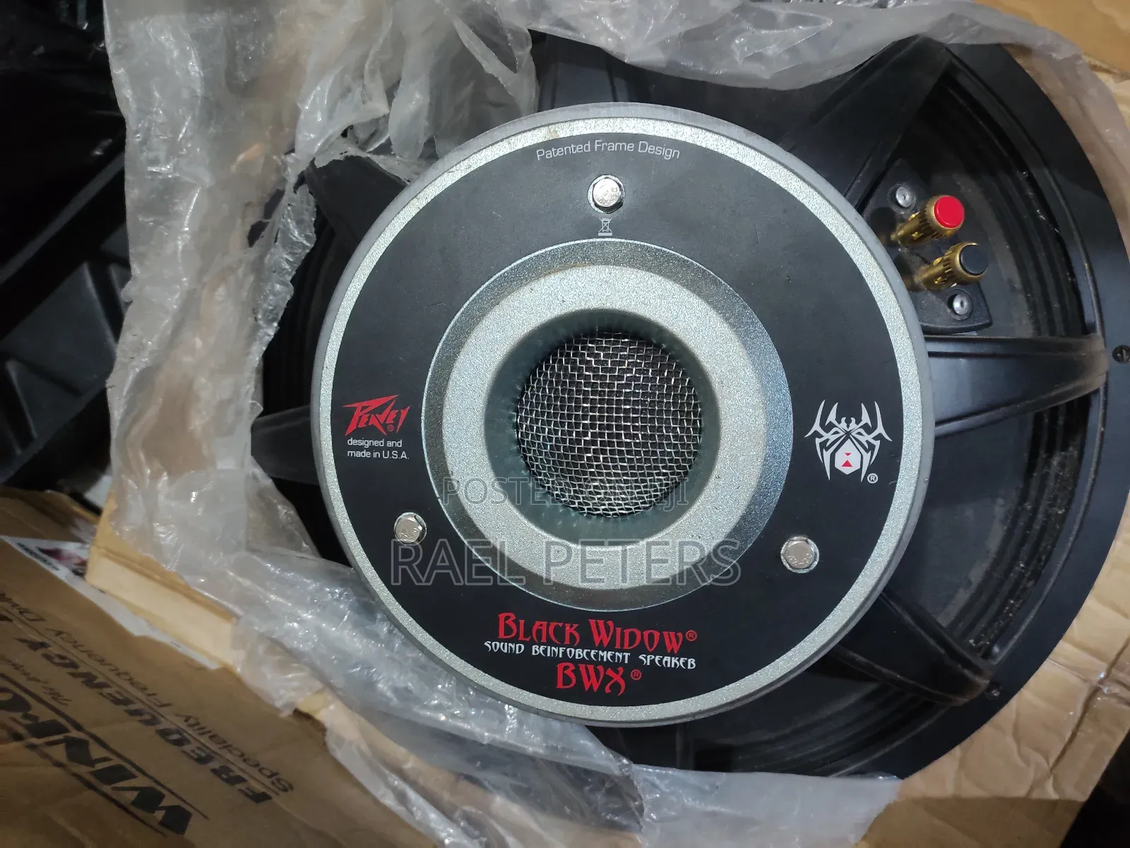 Legendary Peavey Black Widow 18" Woofer (Perfect Replica)