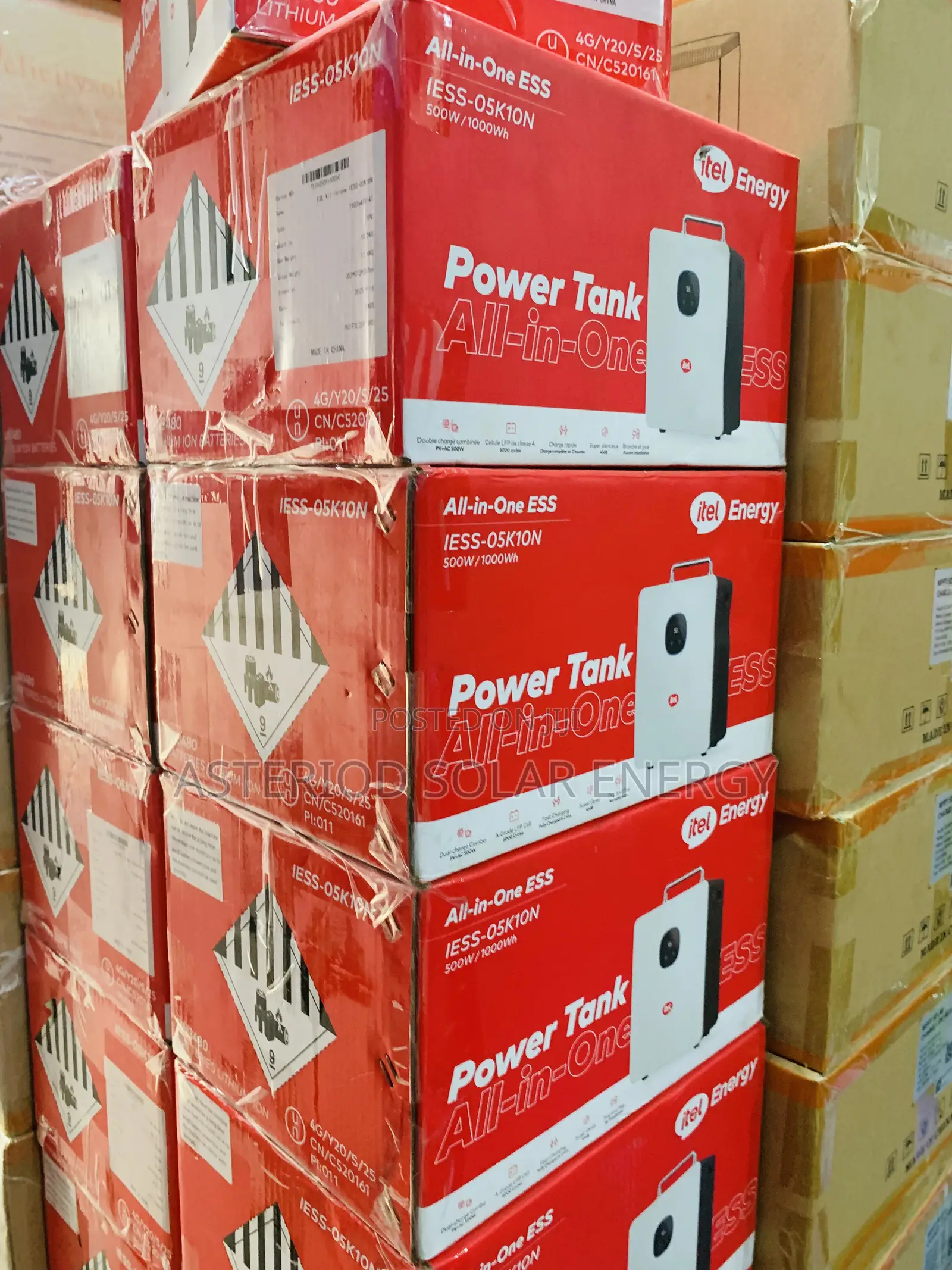 500w/1kwh Itel Energy Power Tank All in One Ess