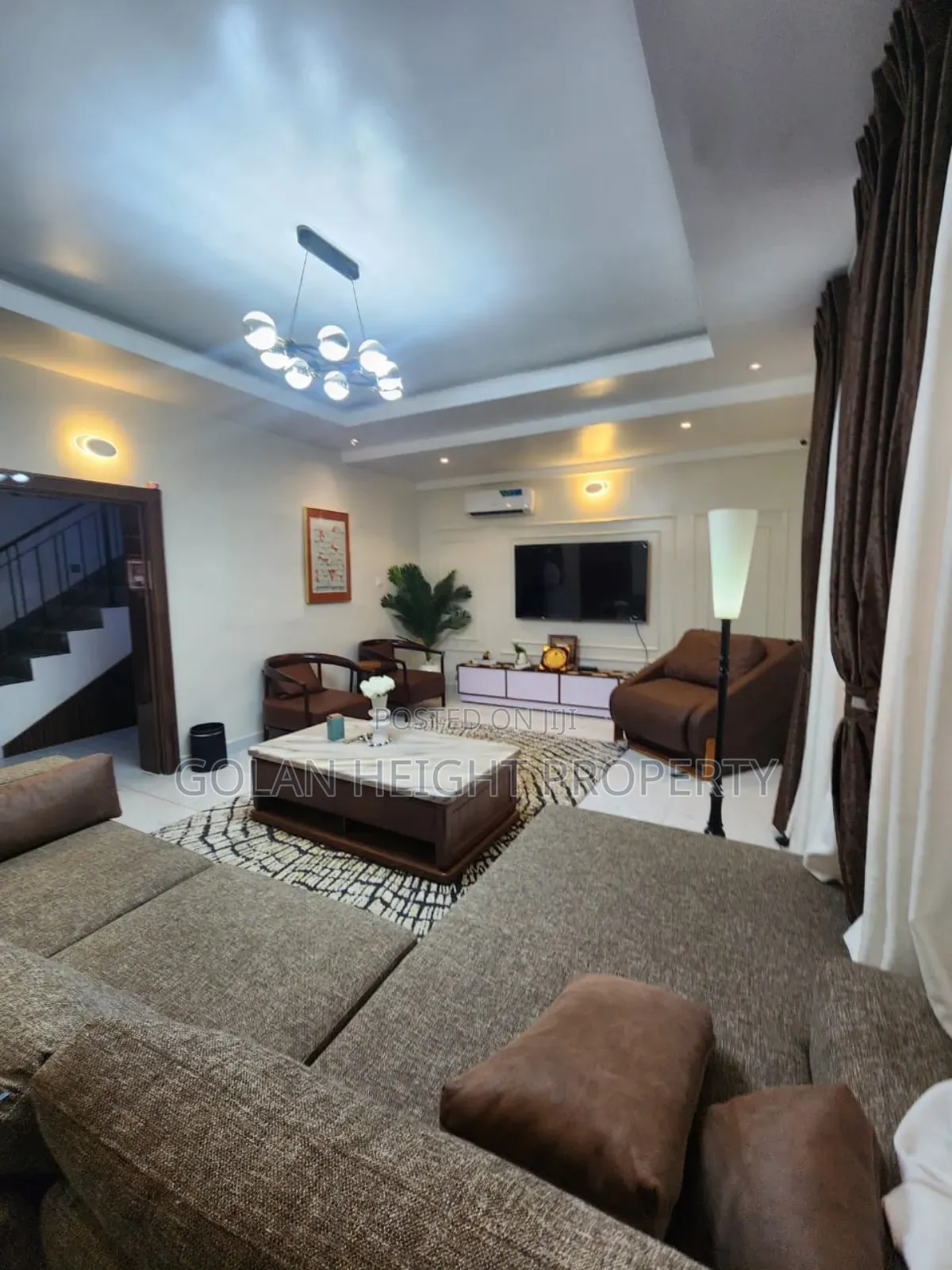 Furnished 3bdrm Apartment in Diplomatic Zone, Katampe Extension