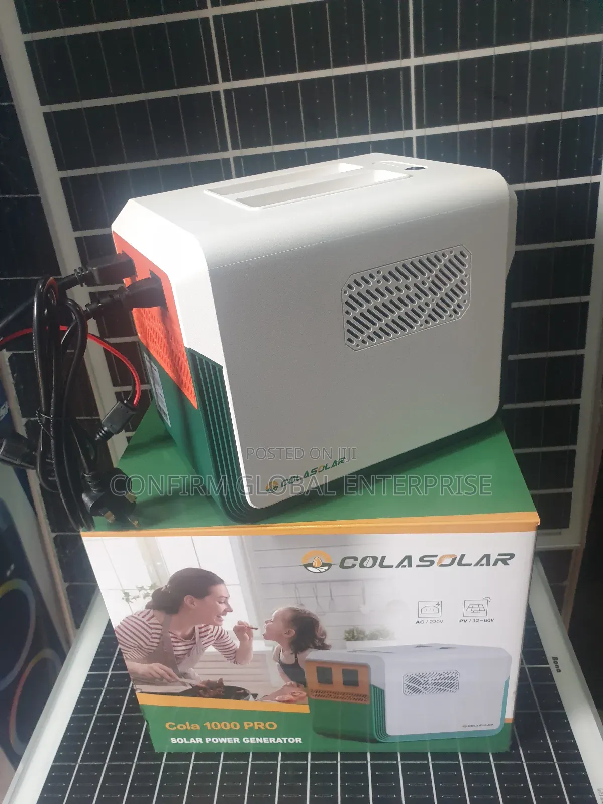 Powerful Colar 1000pro Solar Generator With 200w Solar Panels