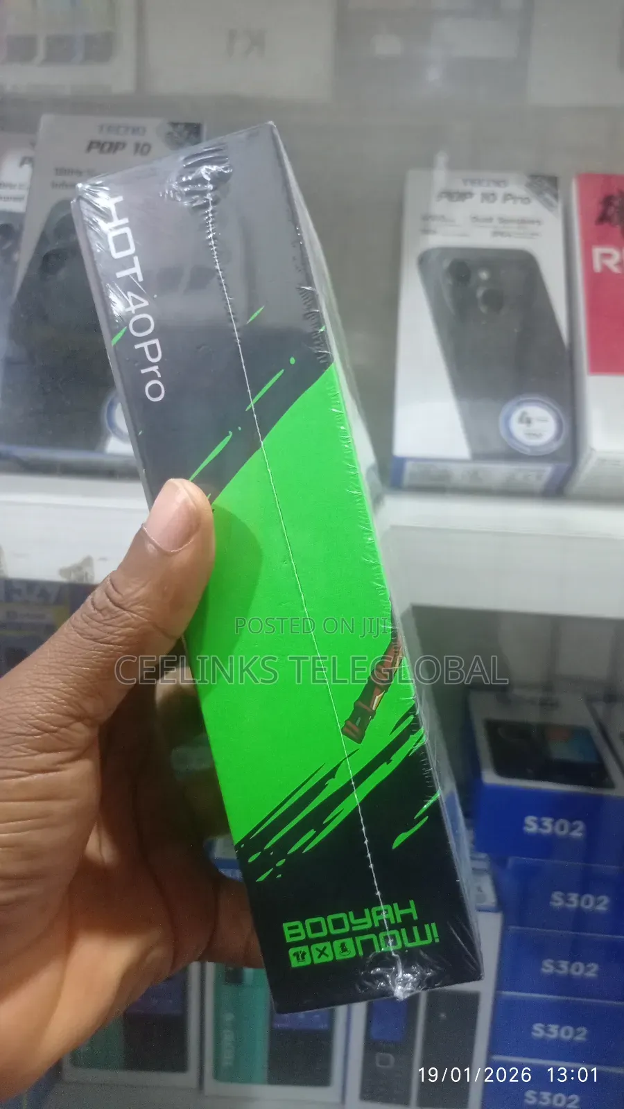 New Infinix Hot 40 Pro 256 GB Gray