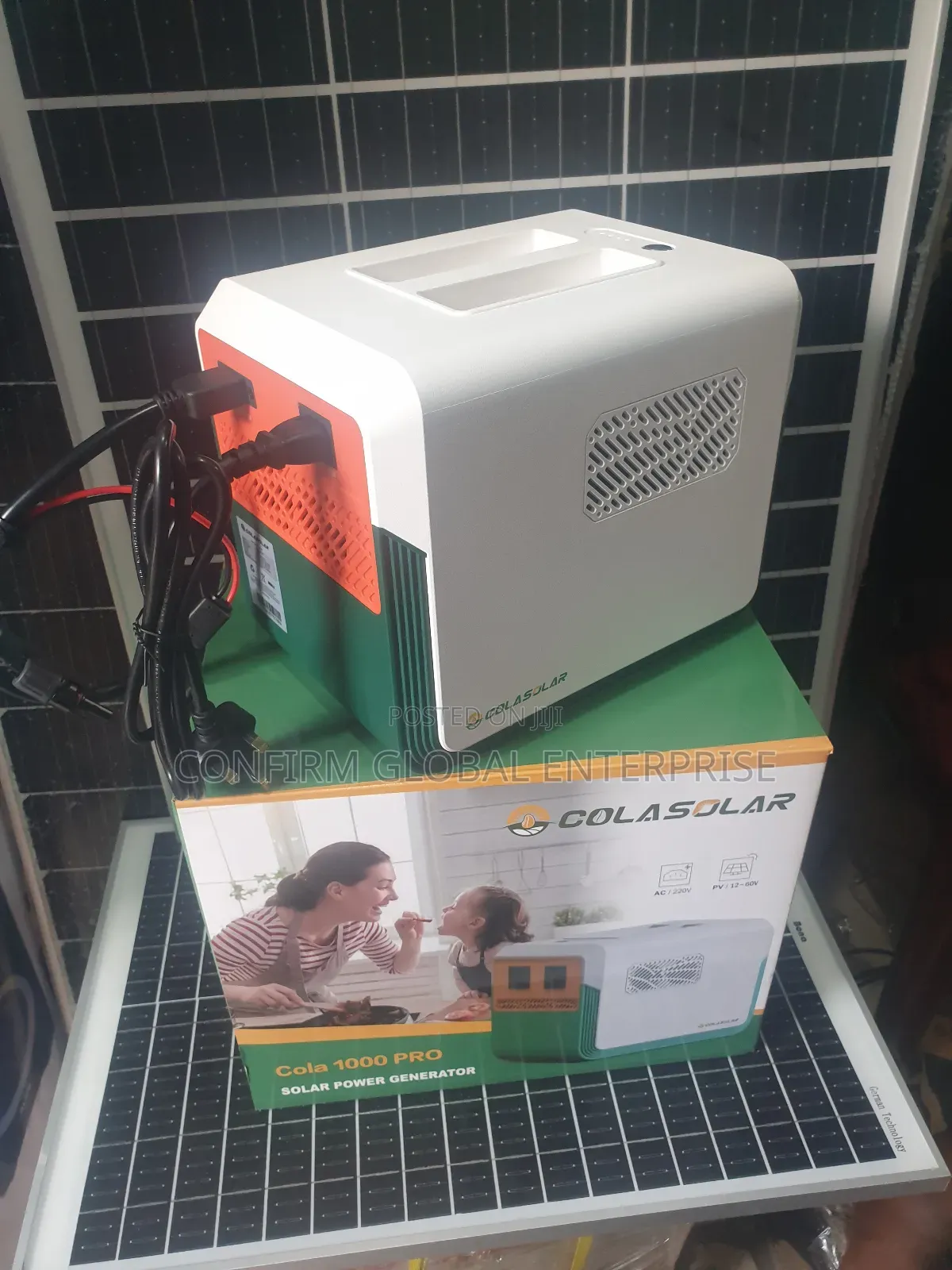 Powerful Colar 1000pro + 1kwh Lithium Battery 2 Panels