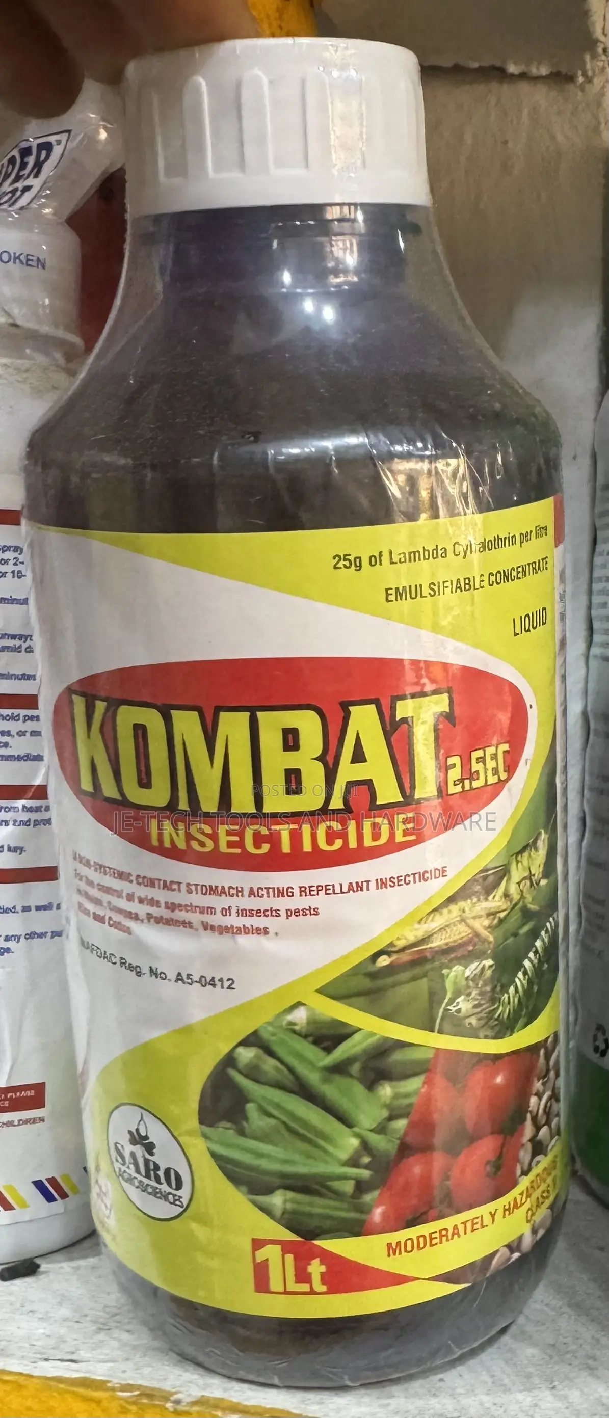 1-liter Bottle Of Kombat 2.5 Ec Insecticide
