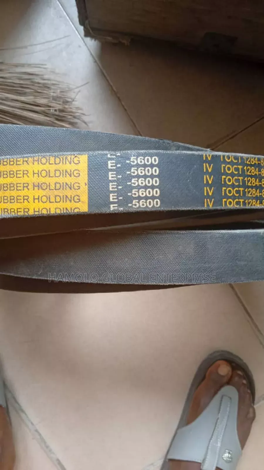 E 5600 V-belt