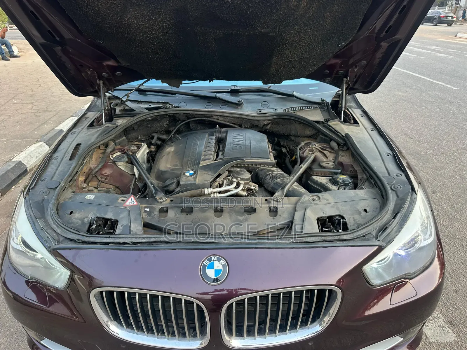 BMW 535i 2012 Maroon