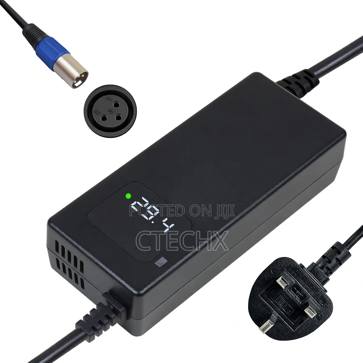 24v 4a Battery Charger, 24v 7s Li-Ion Lithium Battery Output 29.4v 4a