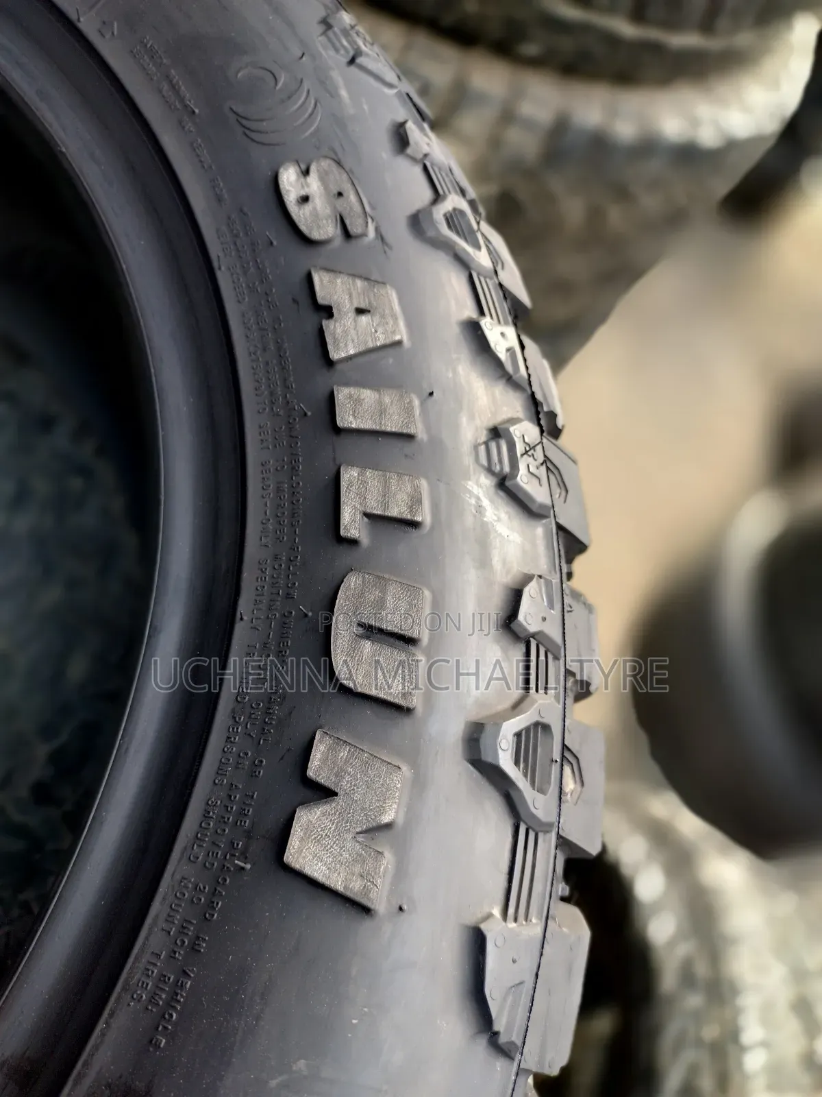 1 Week Cambodian Used Saliun Off-Road Tyres