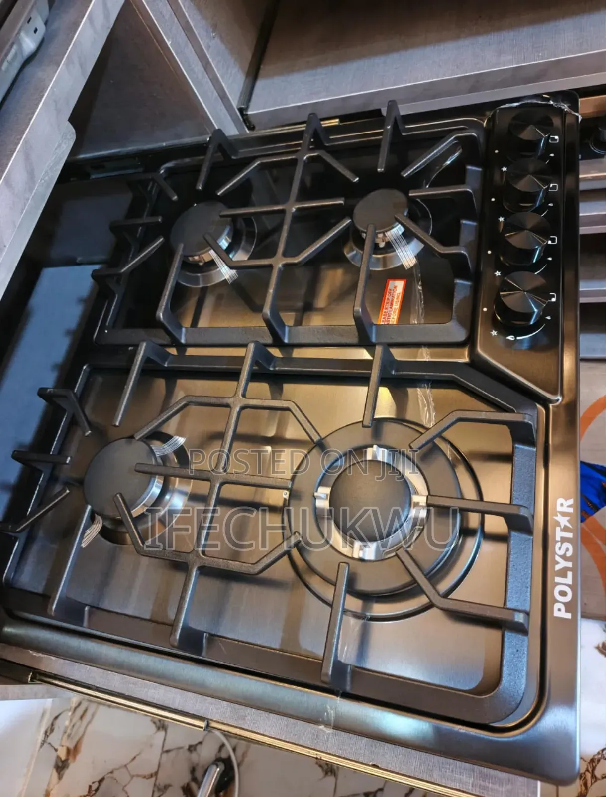 Original High Quality Polystar Built-in 4 Burners Gas Cooker Hob 60cm