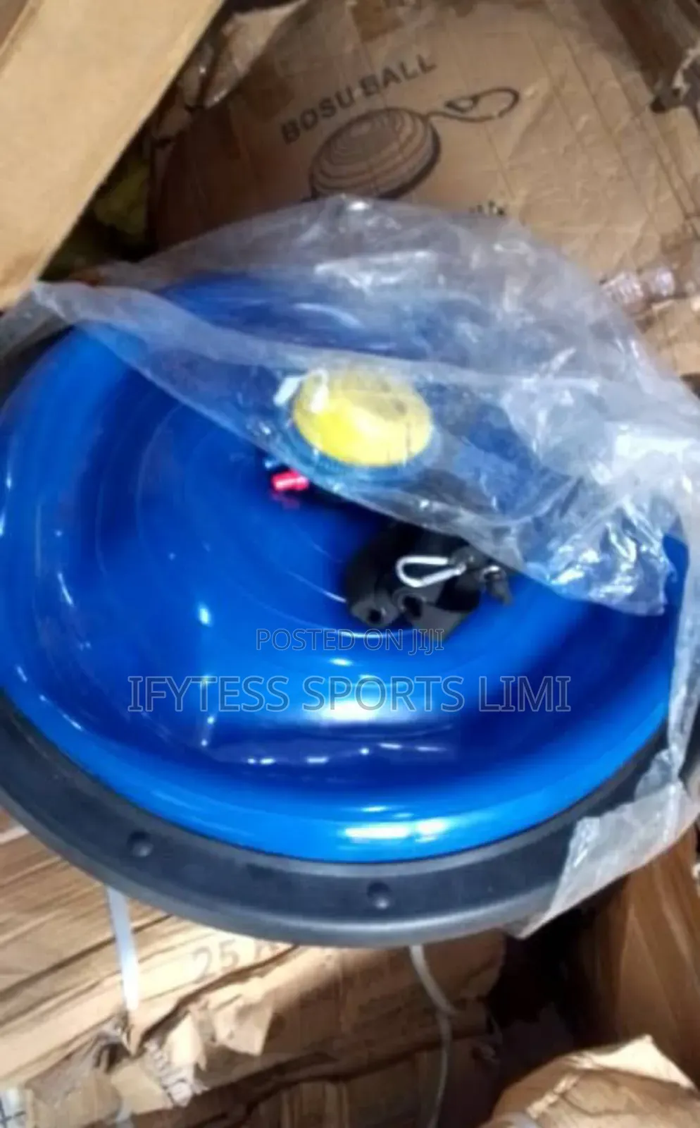 Bosu Ball With Resistance Rope