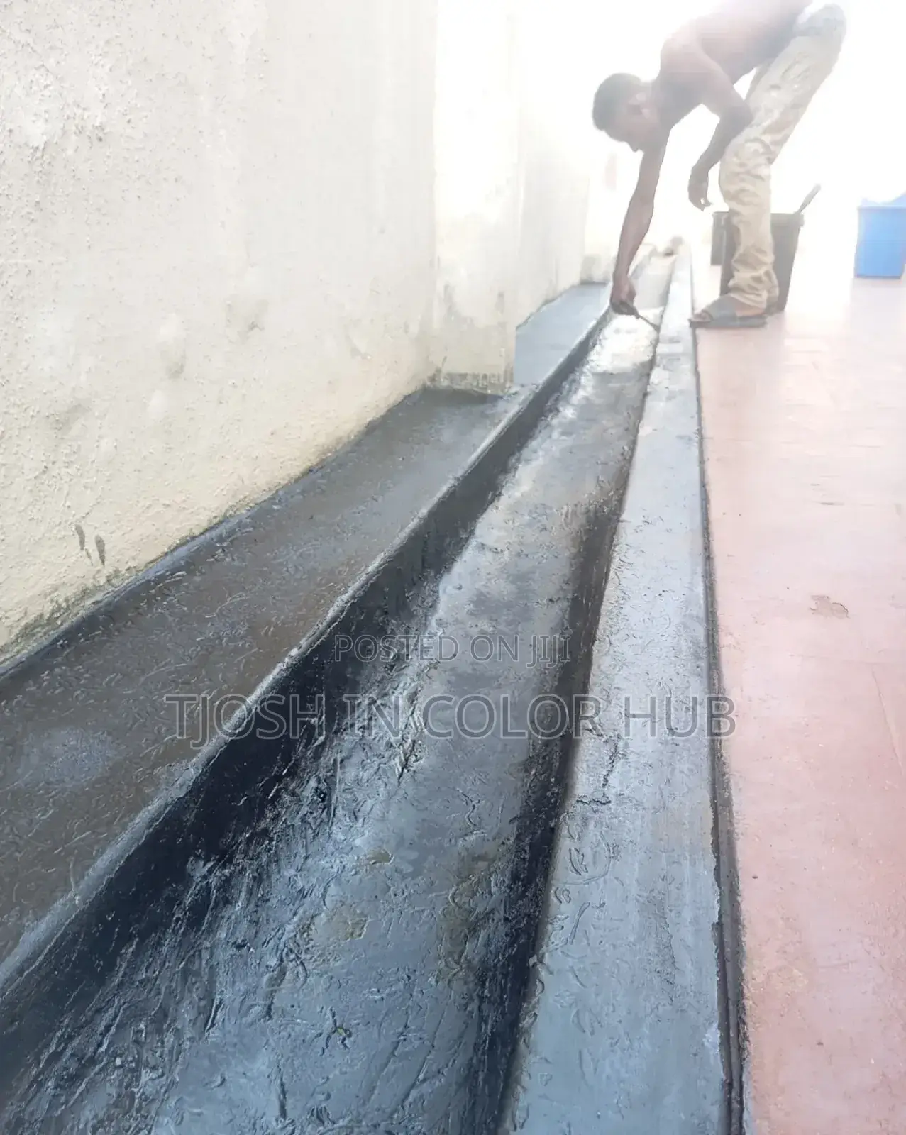 Concrete Stamp Floor Painting