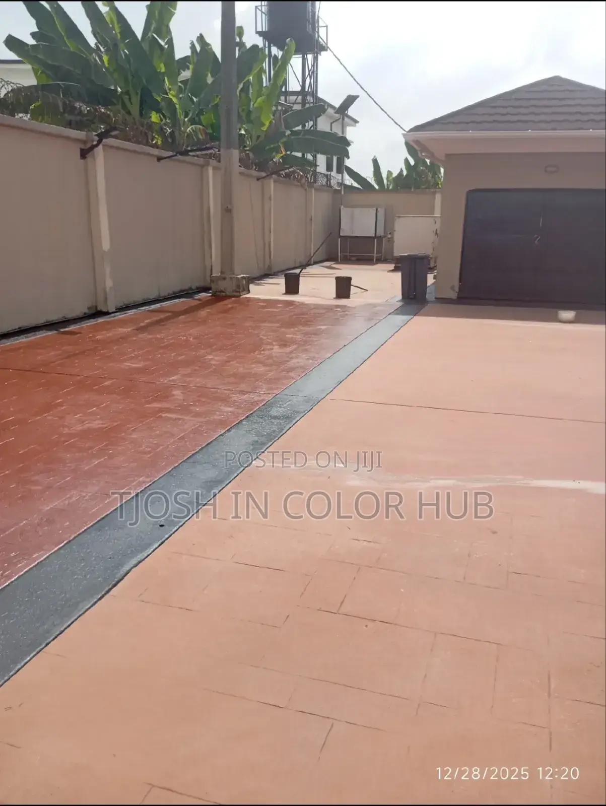 Concrete Stamp Floor Painting