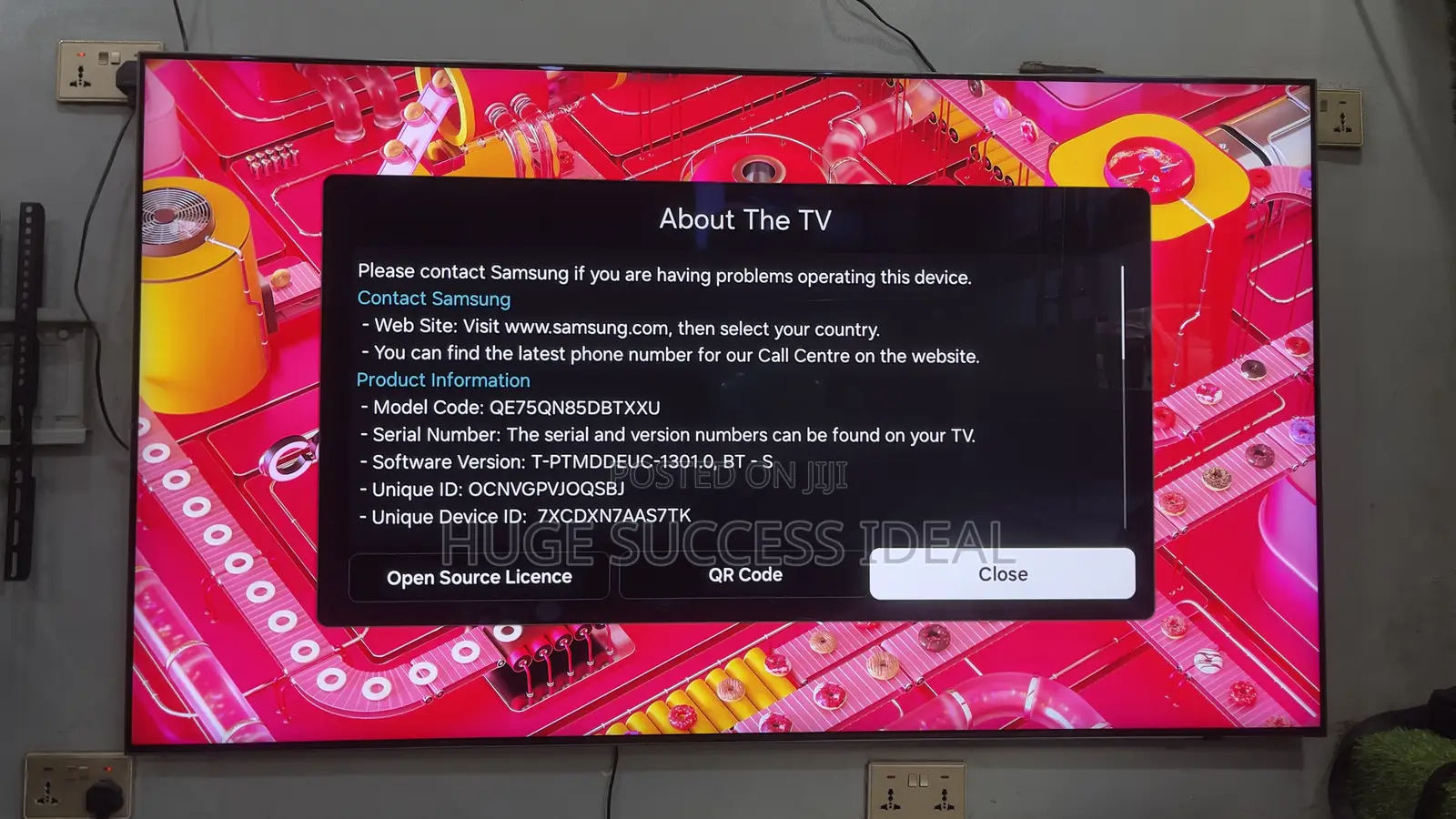 Samsung 75 Inch Qn85d Series Neo Qled Smart 4k Uhd Mini Led Tv 2024