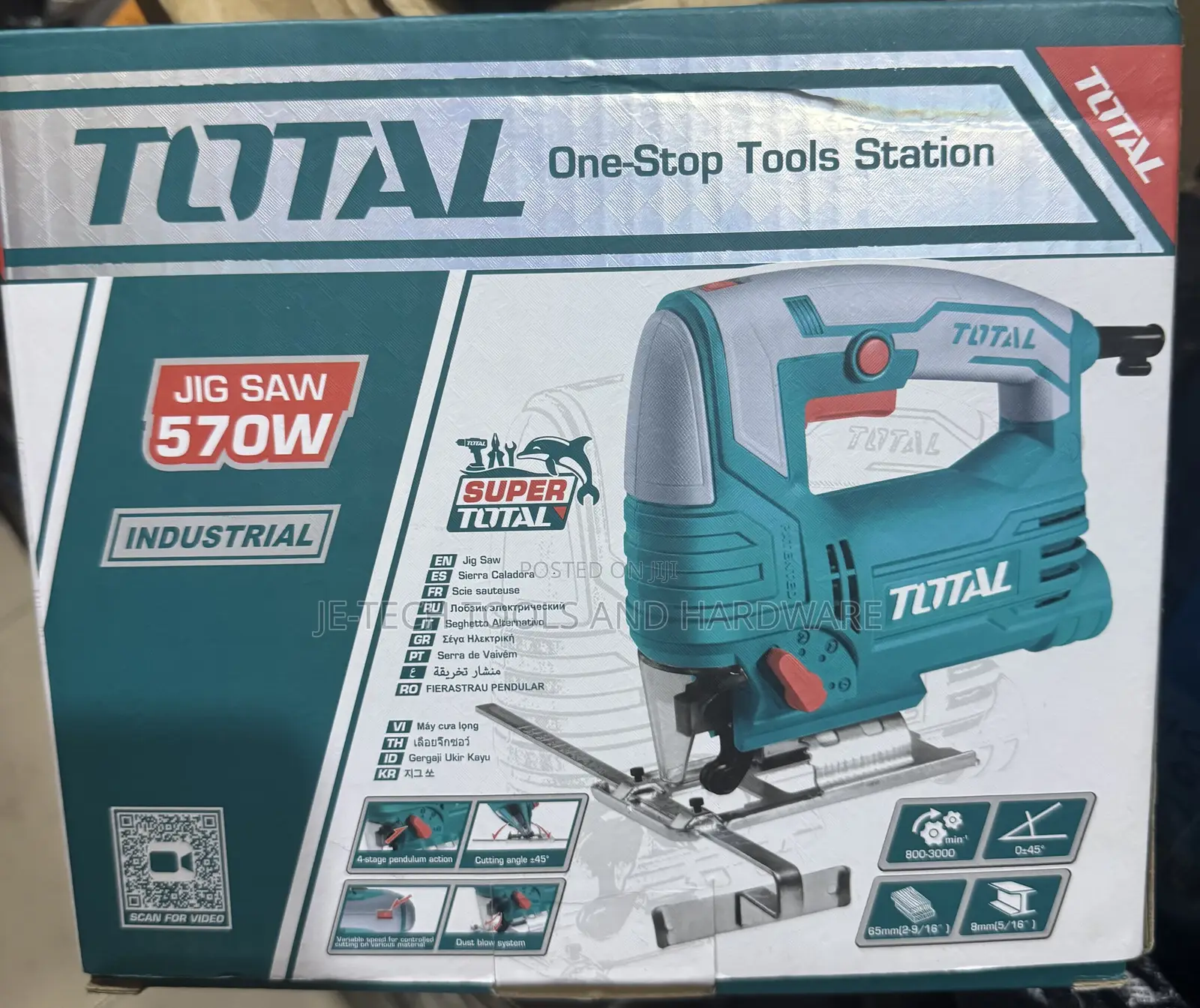 570w Industrial Jig Saw (Model: Ts206656).