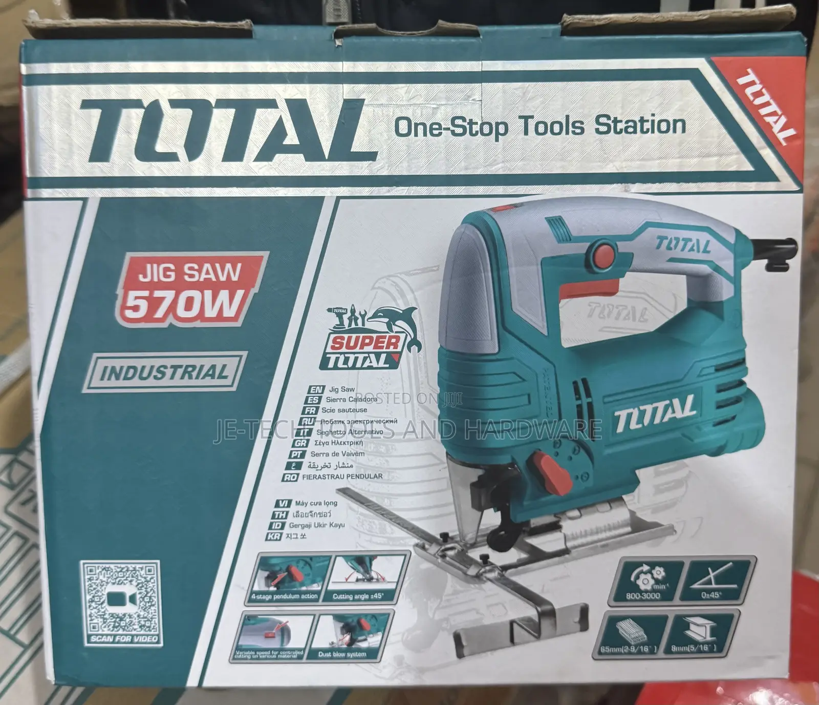 570w Industrial Jig Saw (Model: Ts206656).