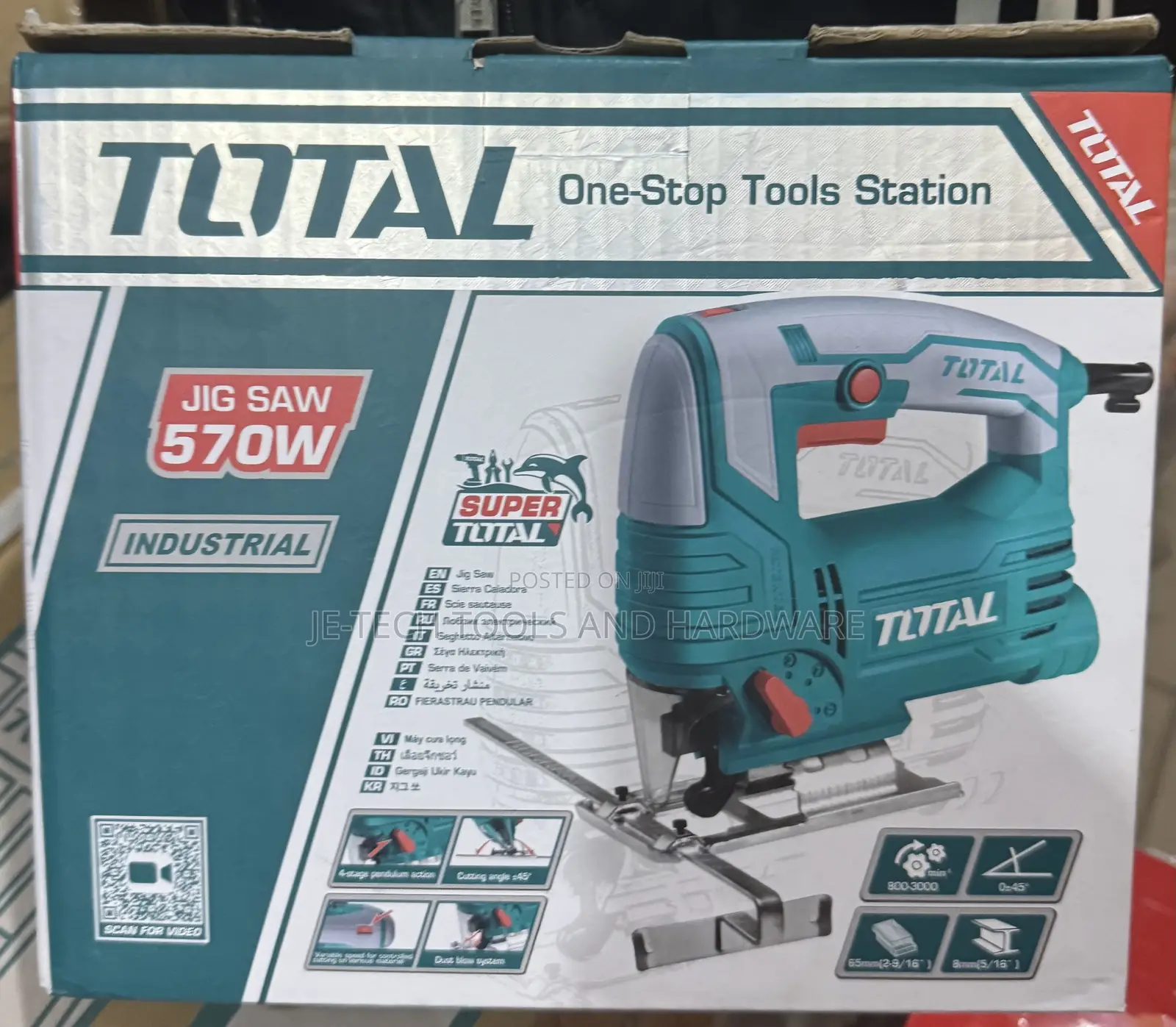 570w Industrial Jig Saw (Model: Ts206656).