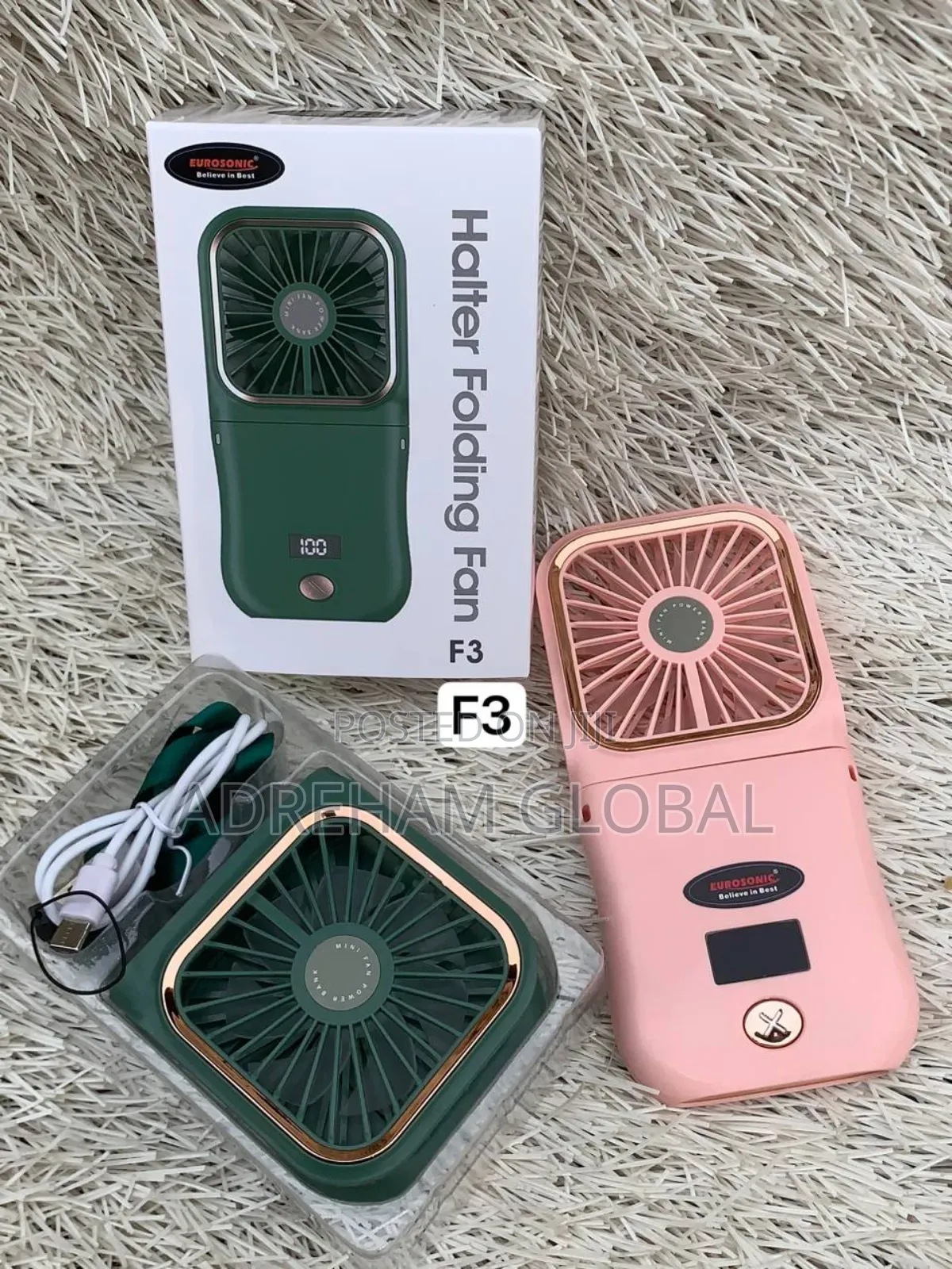 Eurosonics Es F3 Halter Folding Fan