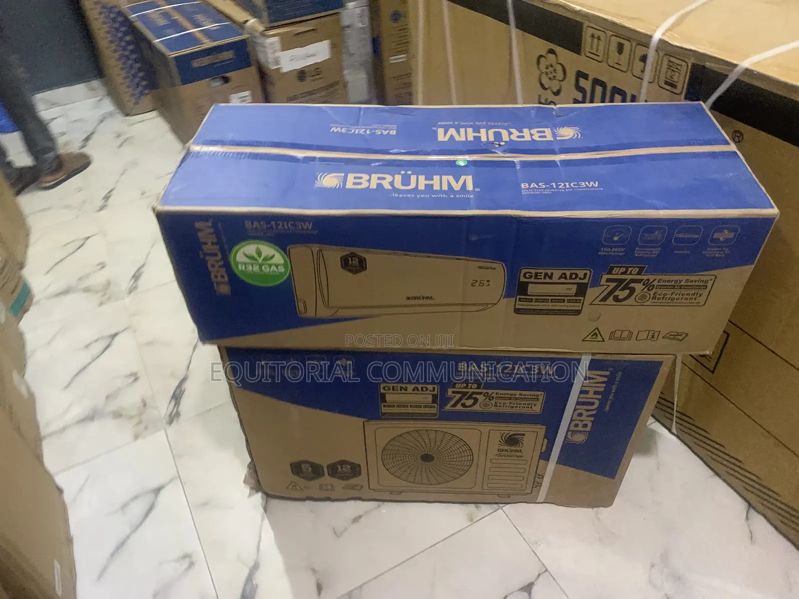Bruhm Bas-12ic3w 1.5hp Stylish Inverter Air Conditioner