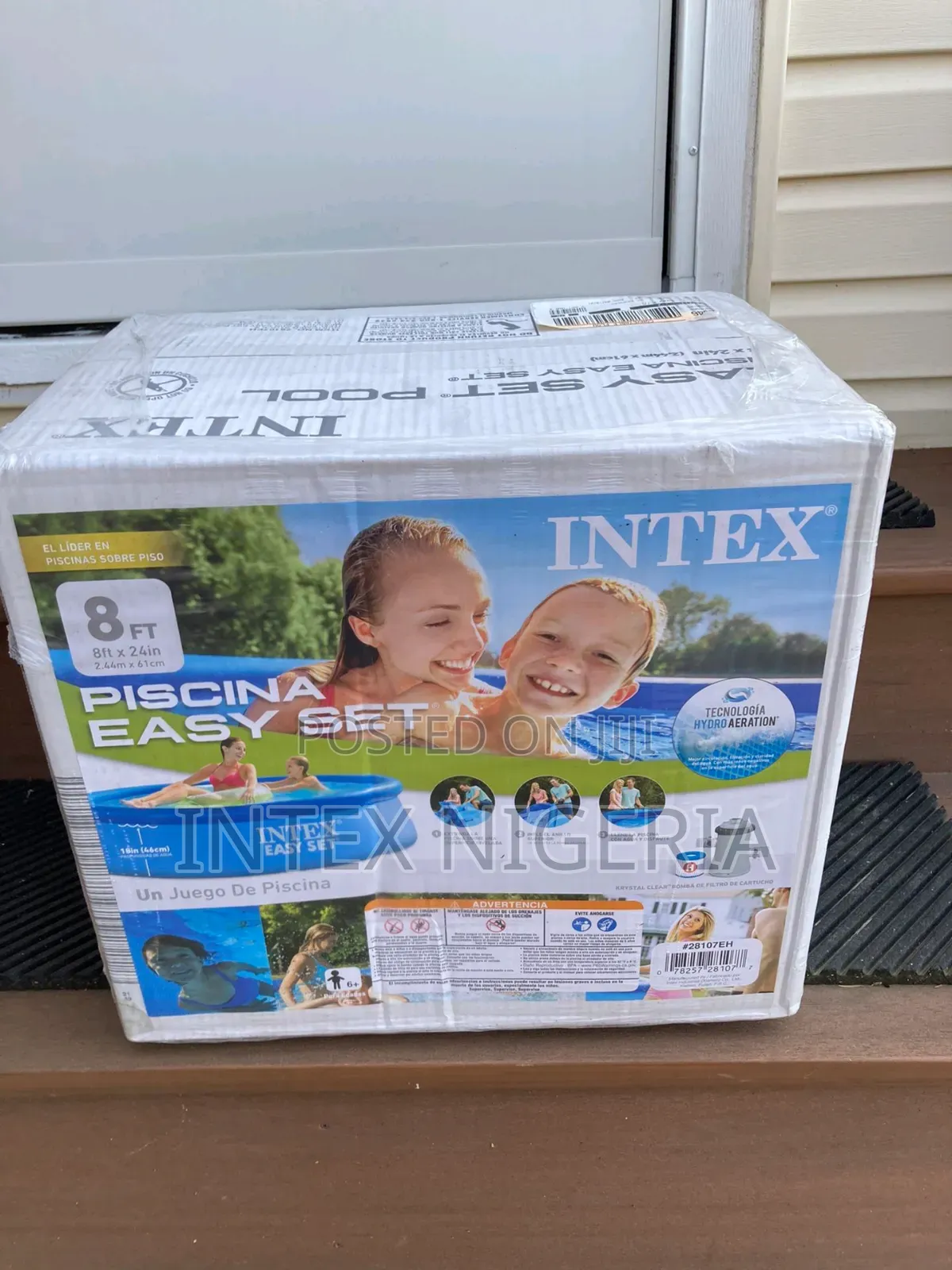 Intex Inflatable Easy Set Swimming Pool ( 8ft X 24 Inches )